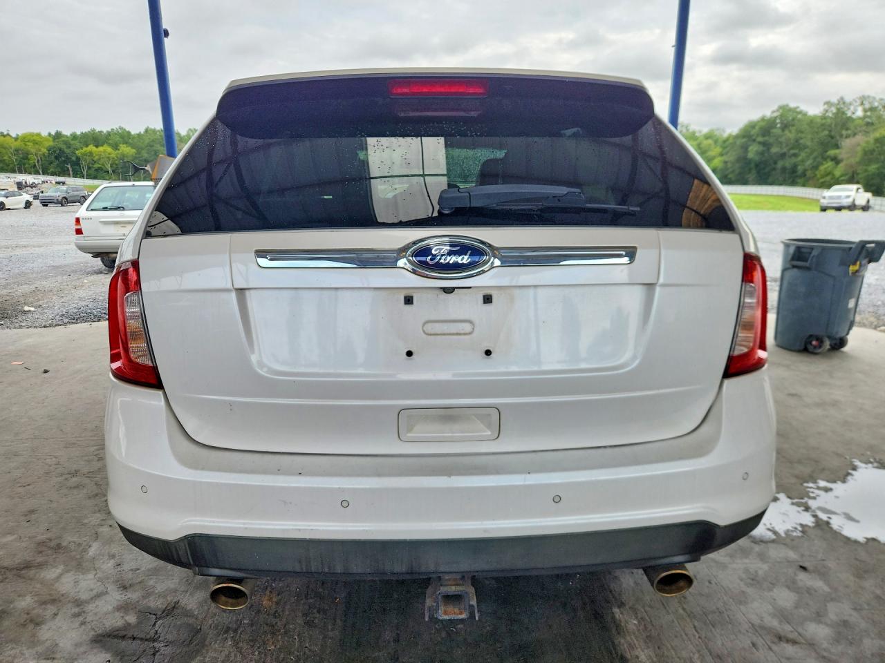 2014 Ford Edge Limited White vin: 2FMDK3KC8EBA53146