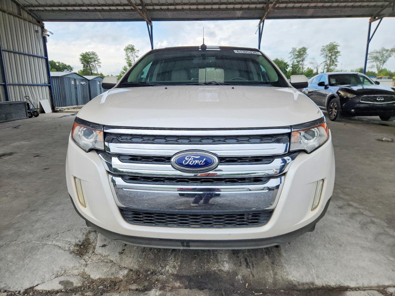 2014 Ford Edge Limited White vin: 2FMDK3KC8EBA53146
