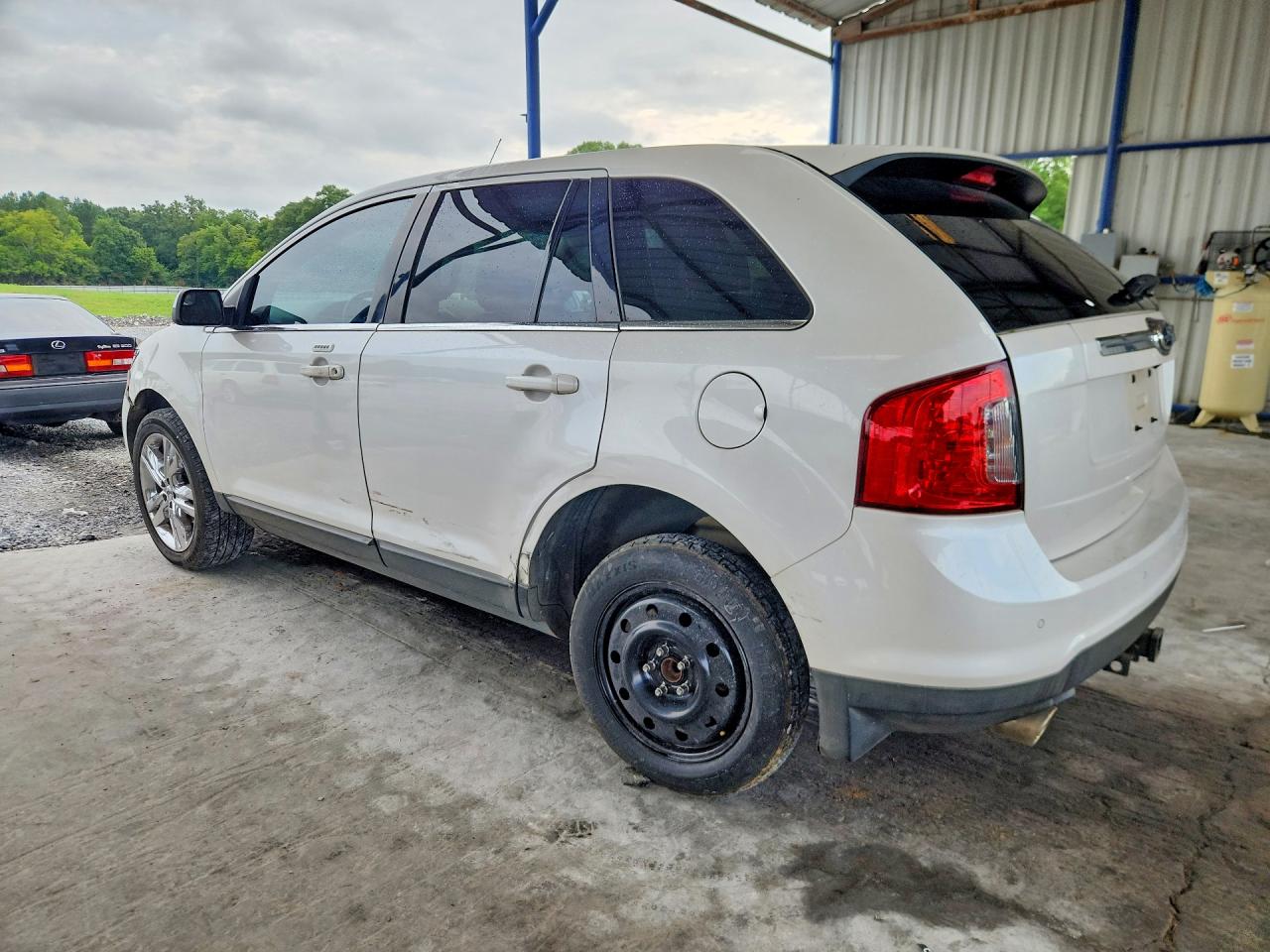 2014 Ford Edge Limited White vin: 2FMDK3KC8EBA53146