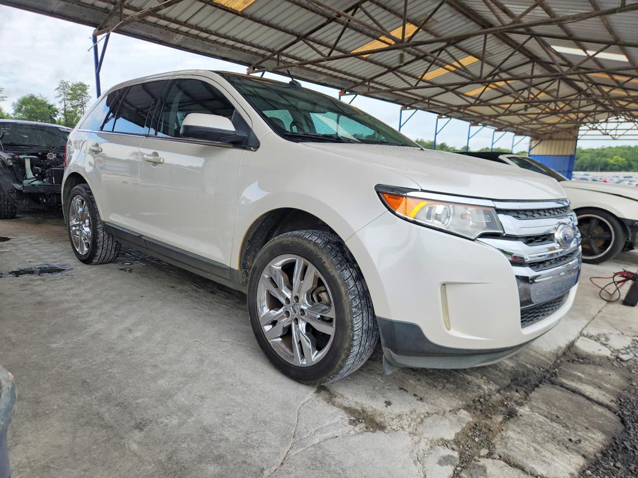 2014 Ford Edge Limited White vin: 2FMDK3KC8EBA53146