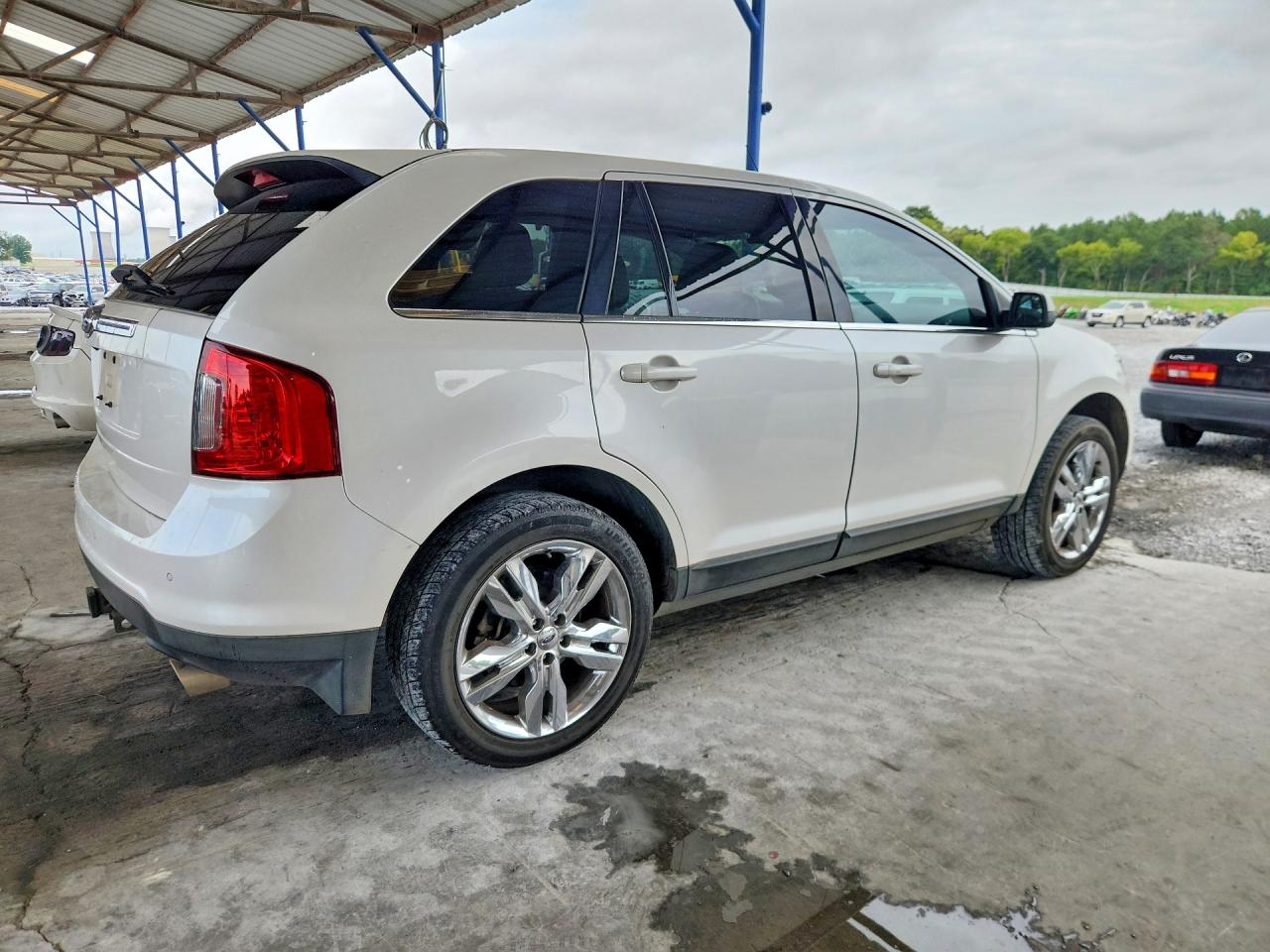 2014 Ford Edge Limited White vin: 2FMDK3KC8EBA53146