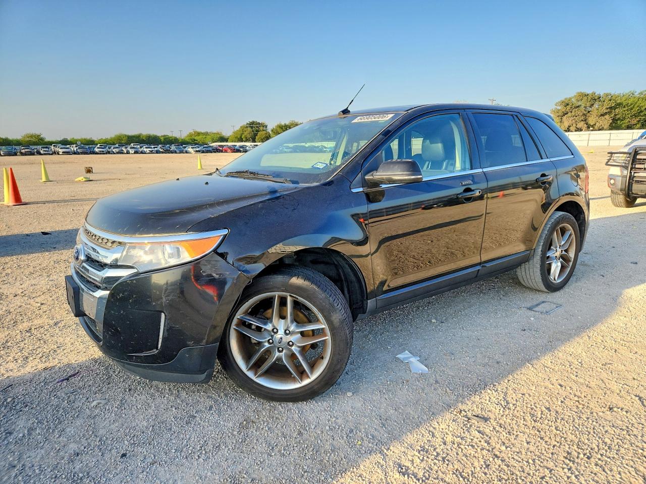 2014 Ford Edge Limited Black vin: 2FMDK3KC8EBB29805