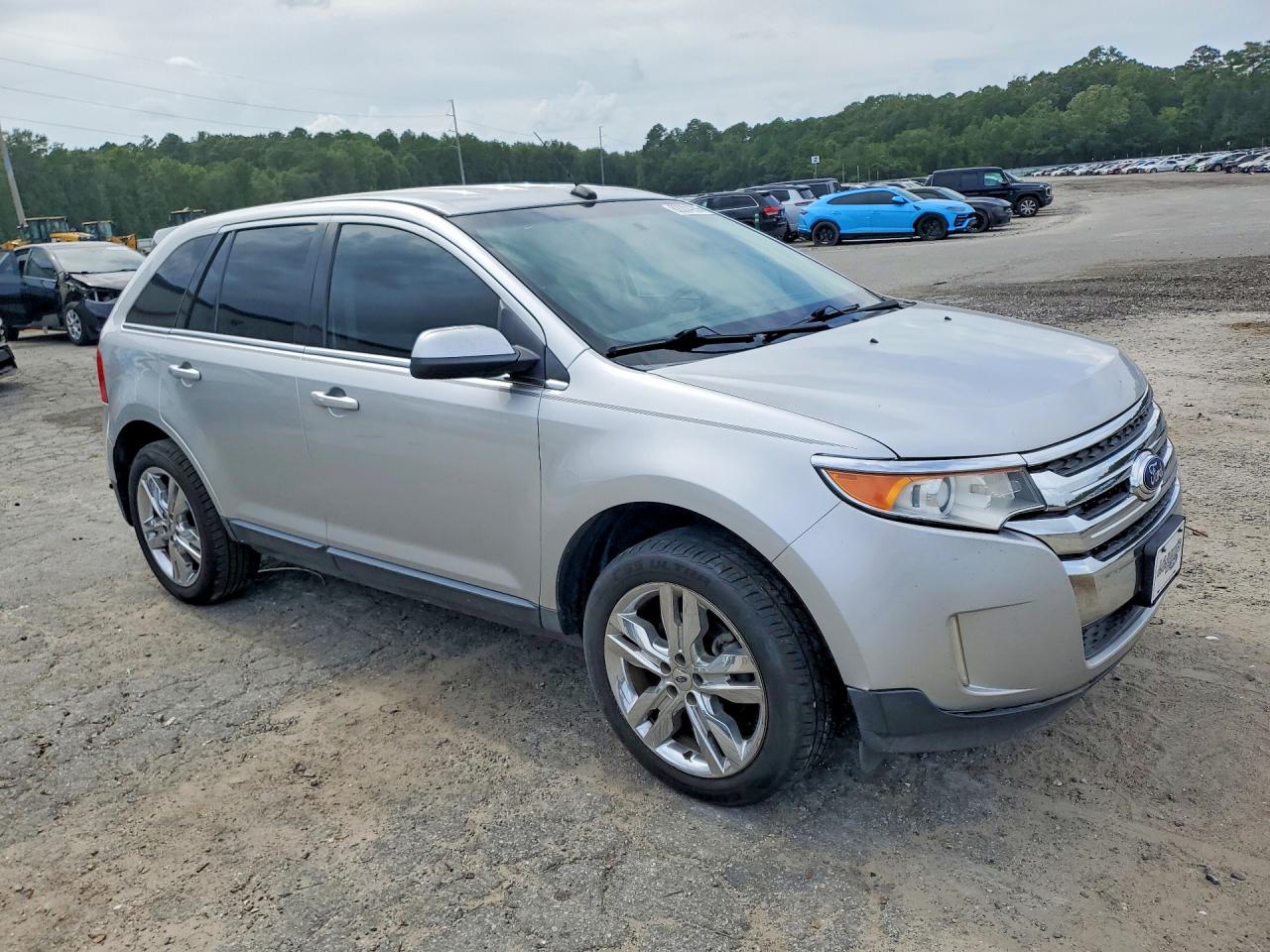 2014 Ford Edge Limited Silver vin: 2FMDK3KC8EBB72492