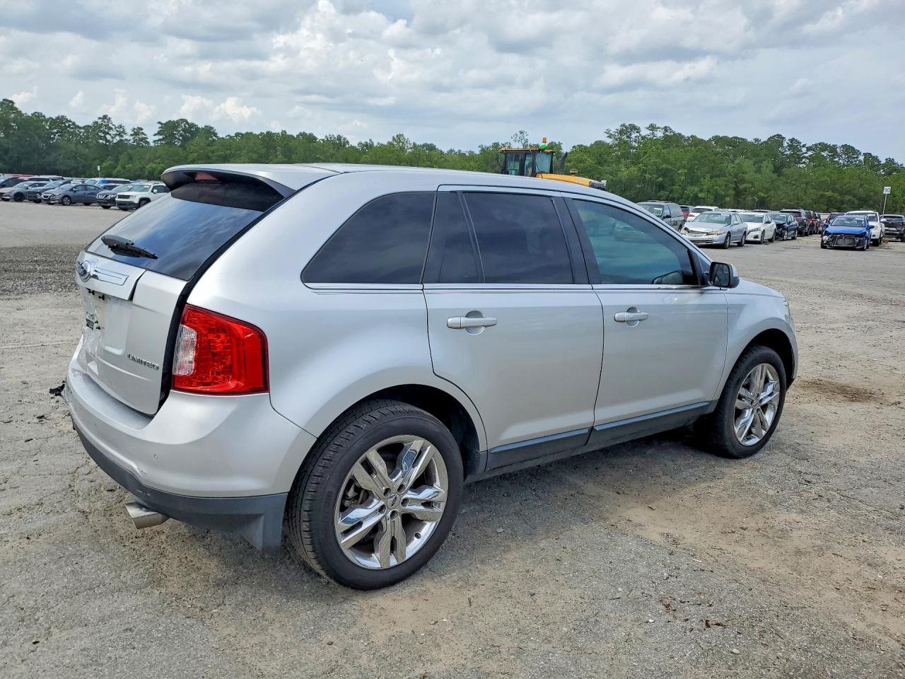 2014 Ford Edge Limited Silver vin: 2FMDK3KC8EBB72492