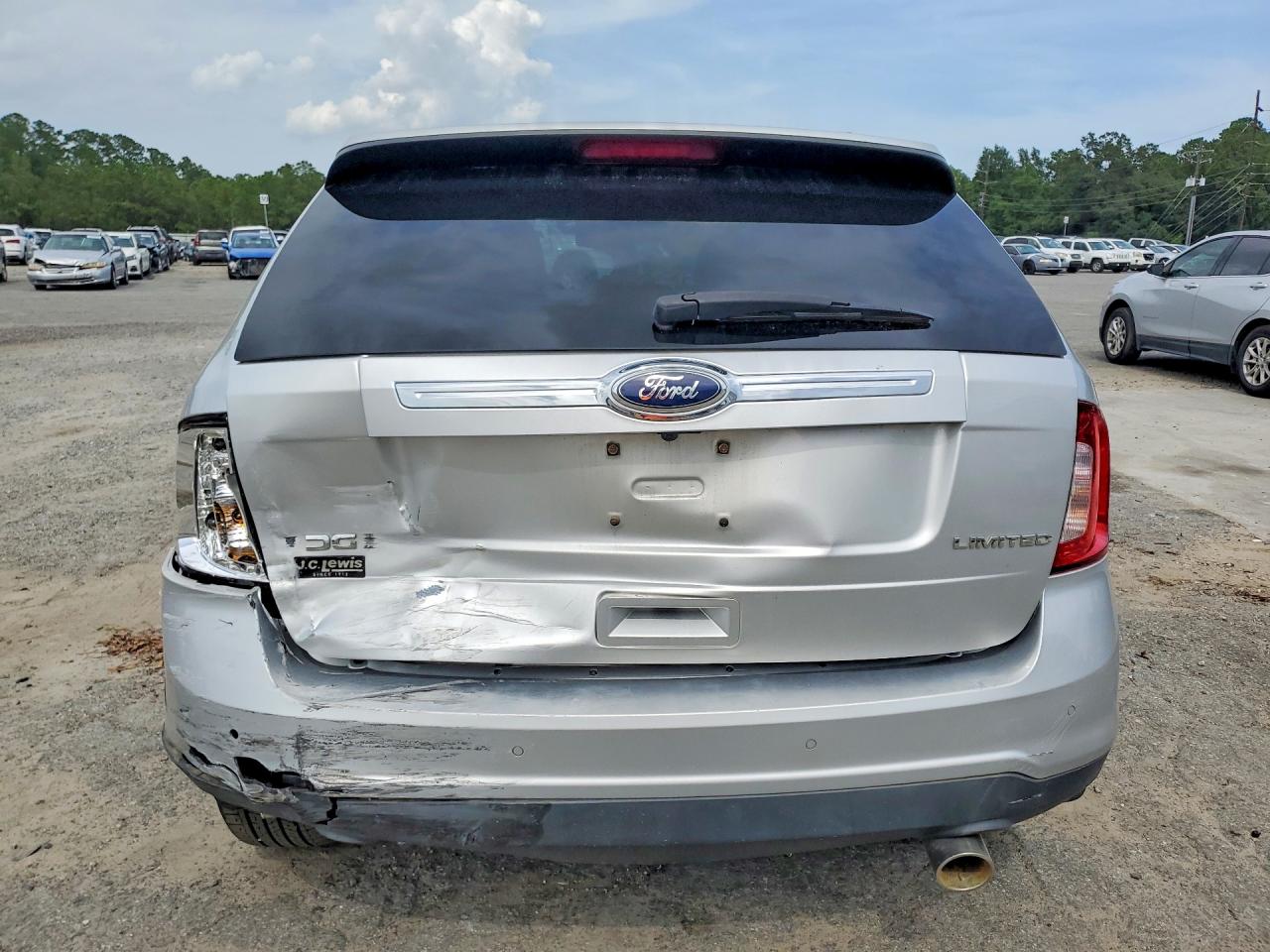 2014 Ford Edge Limited Silver vin: 2FMDK3KC8EBB72492