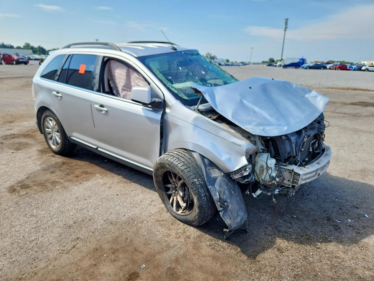 2010 Ford Edge Limited Silver vin: 2FMDK3KC9ABA35829