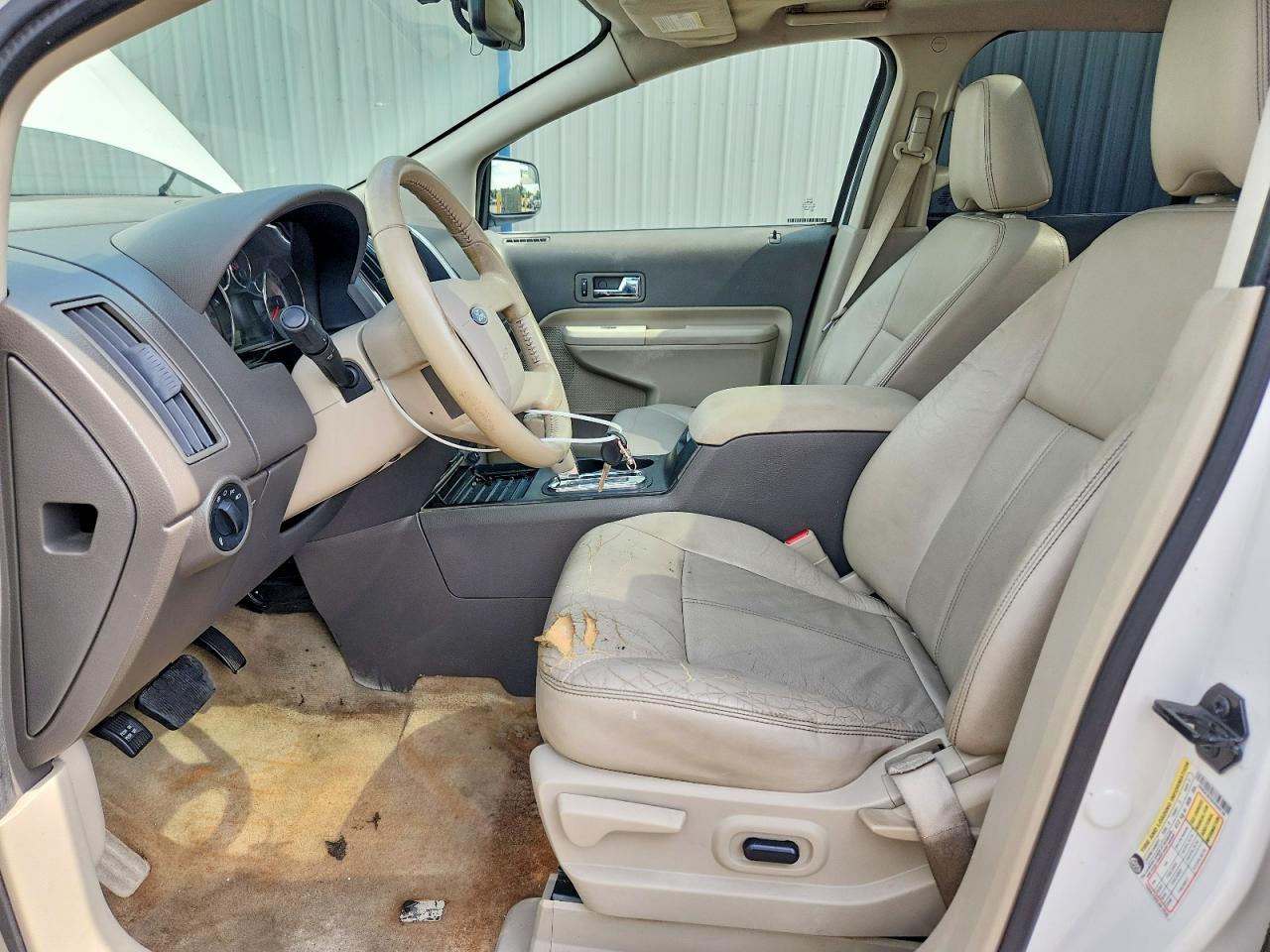 2010 Ford Edge Limited White vin: 2FMDK3KC9ABA69169