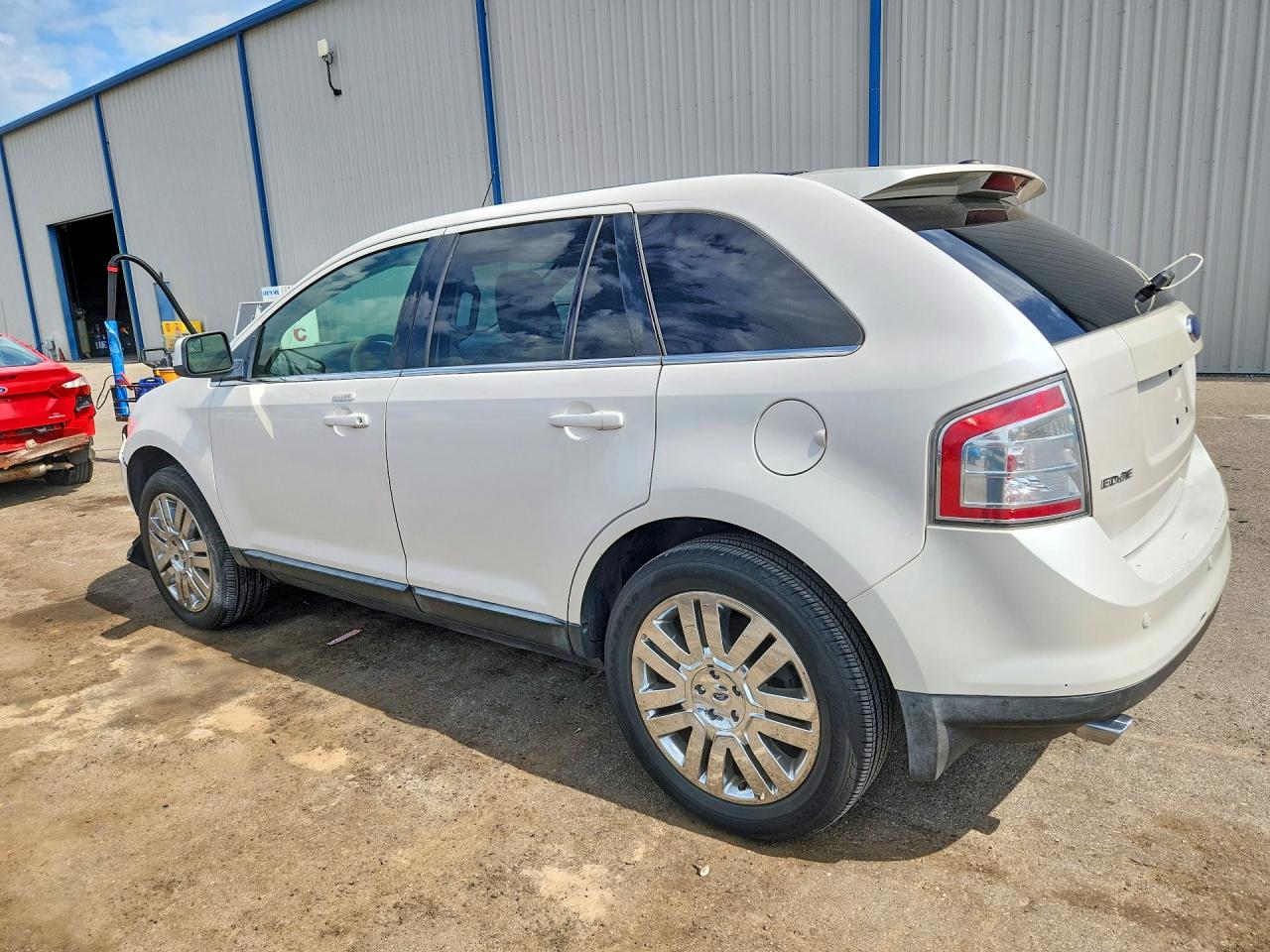 2010 Ford Edge Limited White vin: 2FMDK3KC9ABA69169