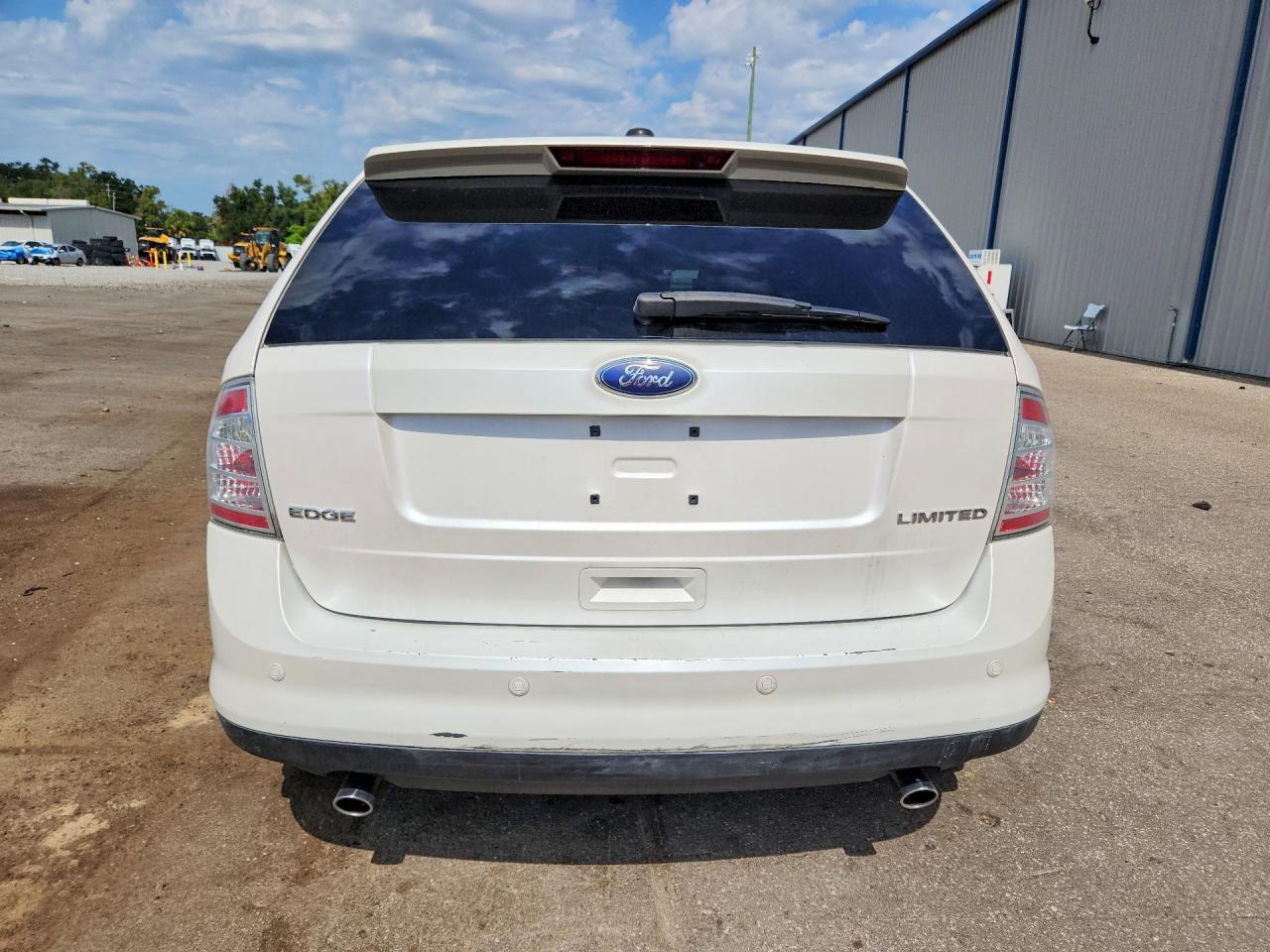 2010 Ford Edge Limited White vin: 2FMDK3KC9ABA69169