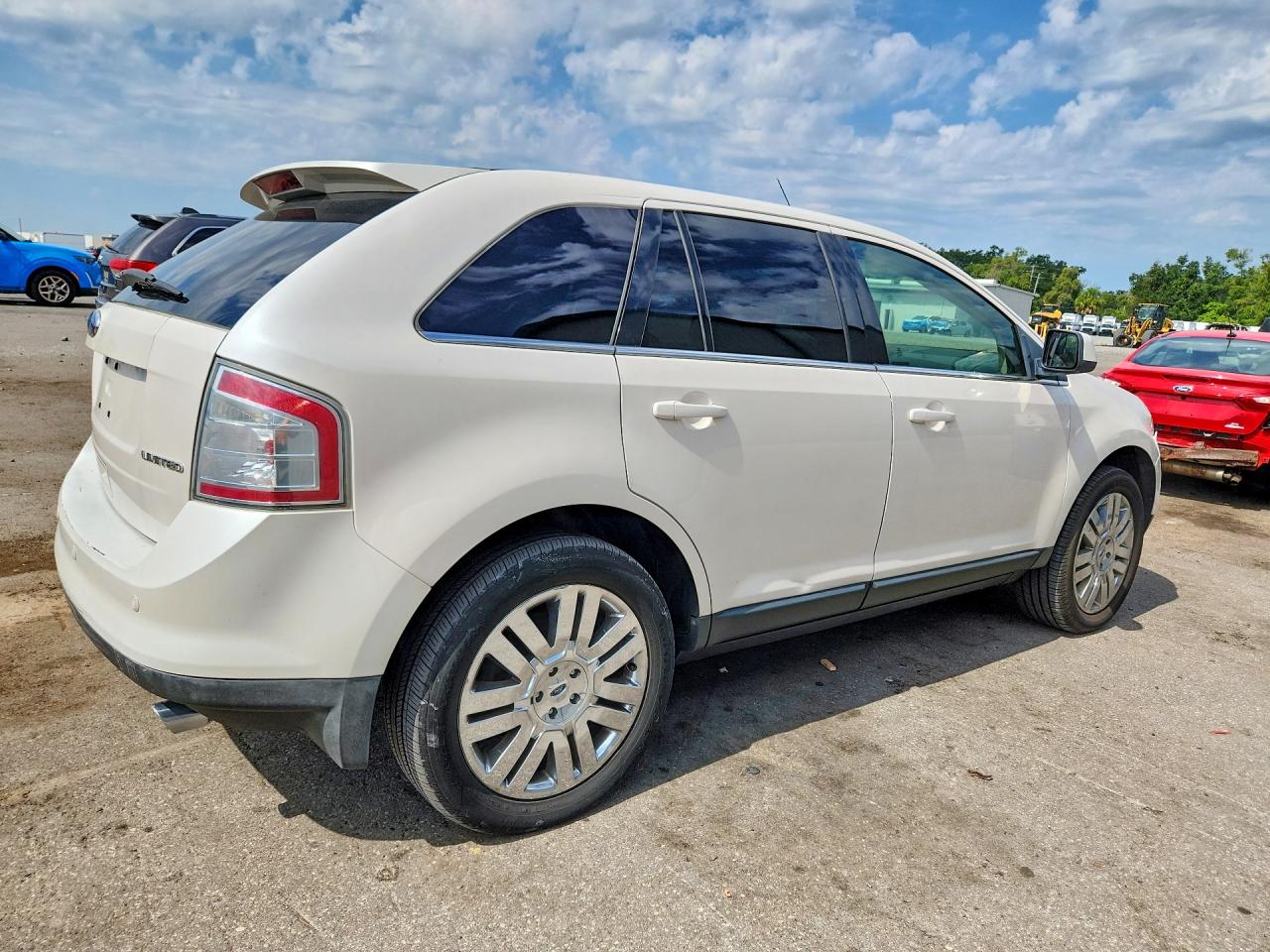 2010 Ford Edge Limited White vin: 2FMDK3KC9ABA69169