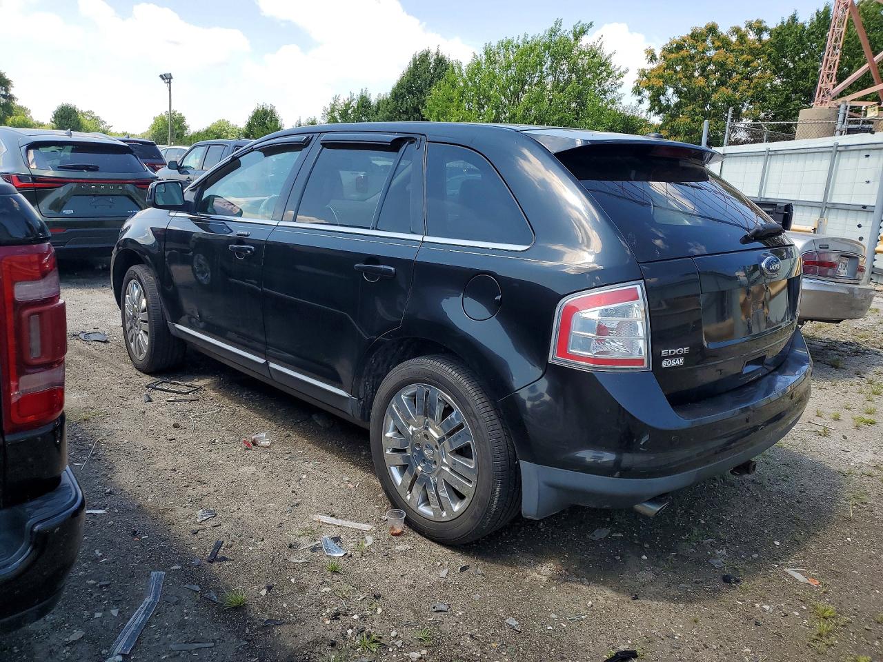 2010 Ford Edge Limited Black vin: 2FMDK3KC9ABB08164