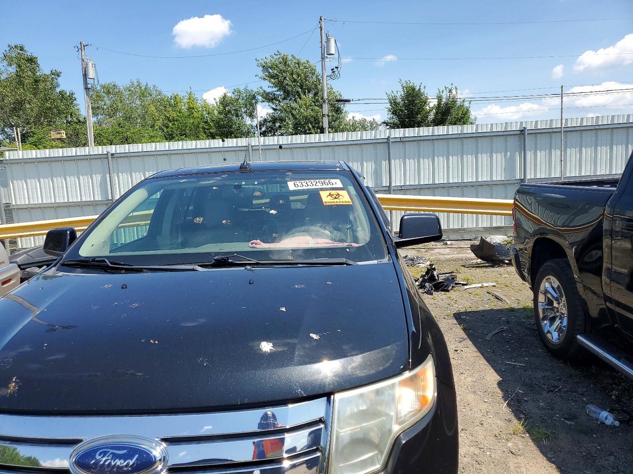 2010 Ford Edge Limited Black vin: 2FMDK3KC9ABB08164
