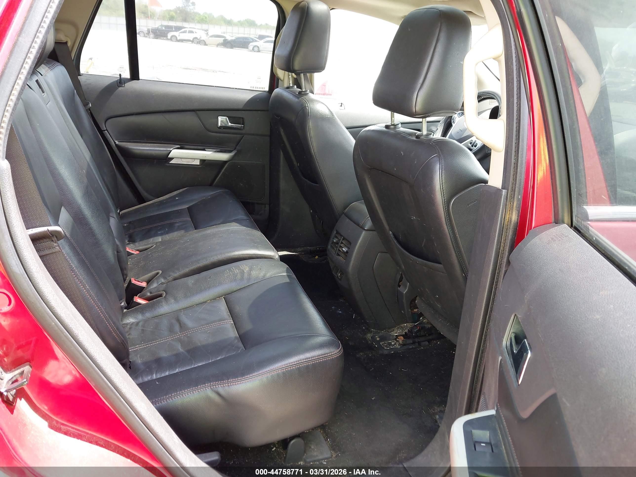 2011 Ford Edge Limited Red vin: 2FMDK3KC9BBA15761