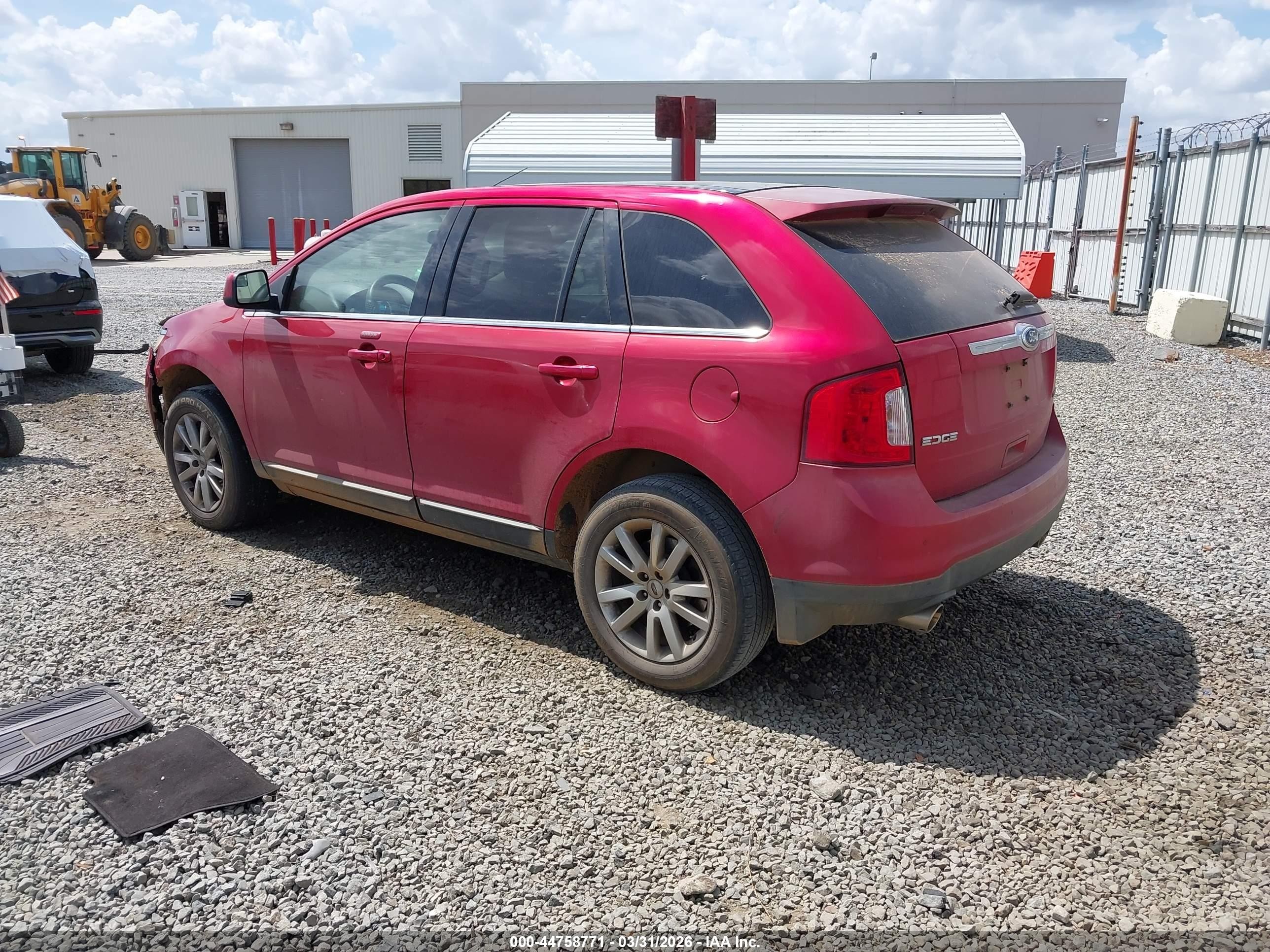 2011 Ford Edge Limited Red vin: 2FMDK3KC9BBA15761