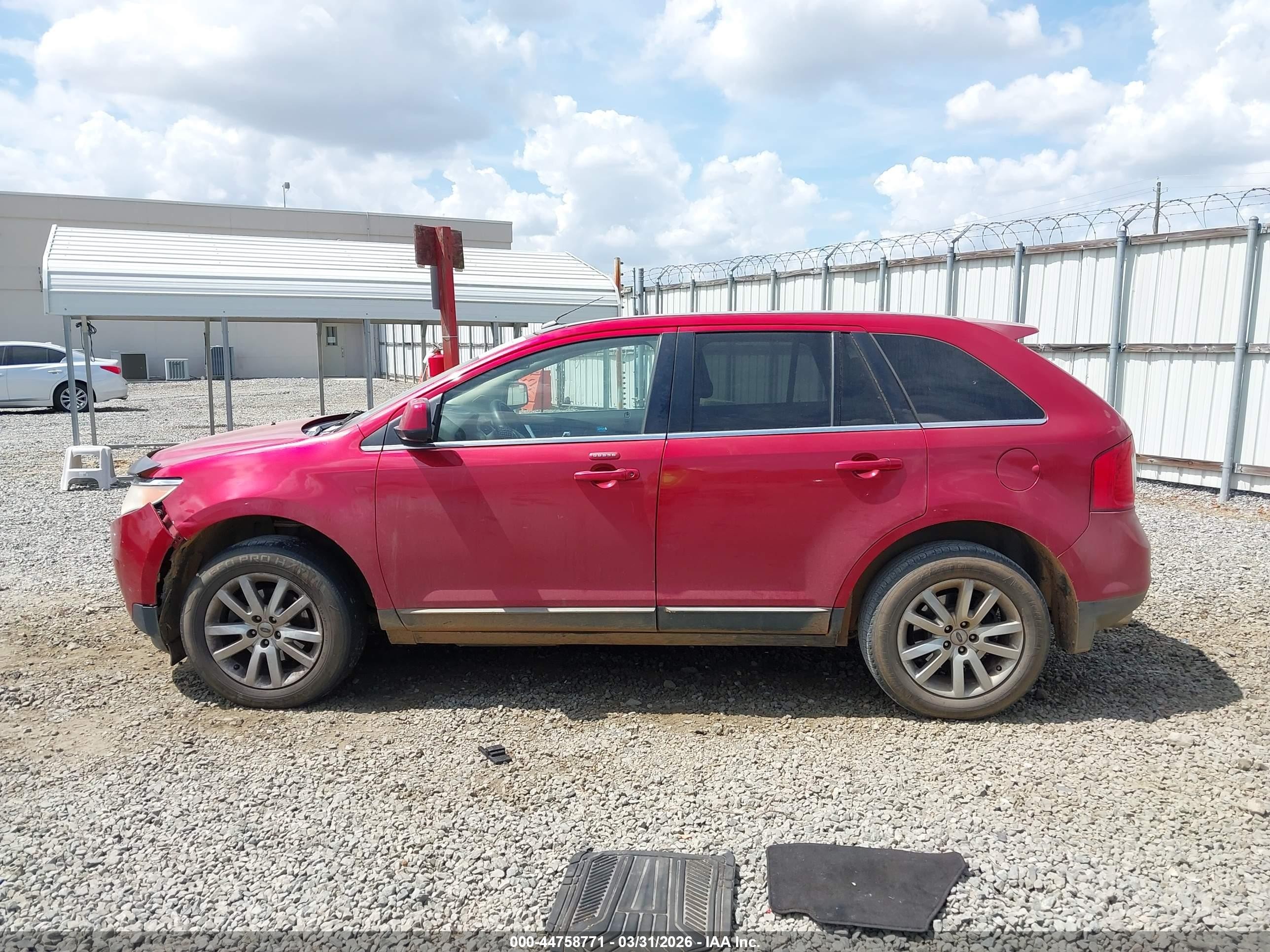2011 Ford Edge Limited Red vin: 2FMDK3KC9BBA15761