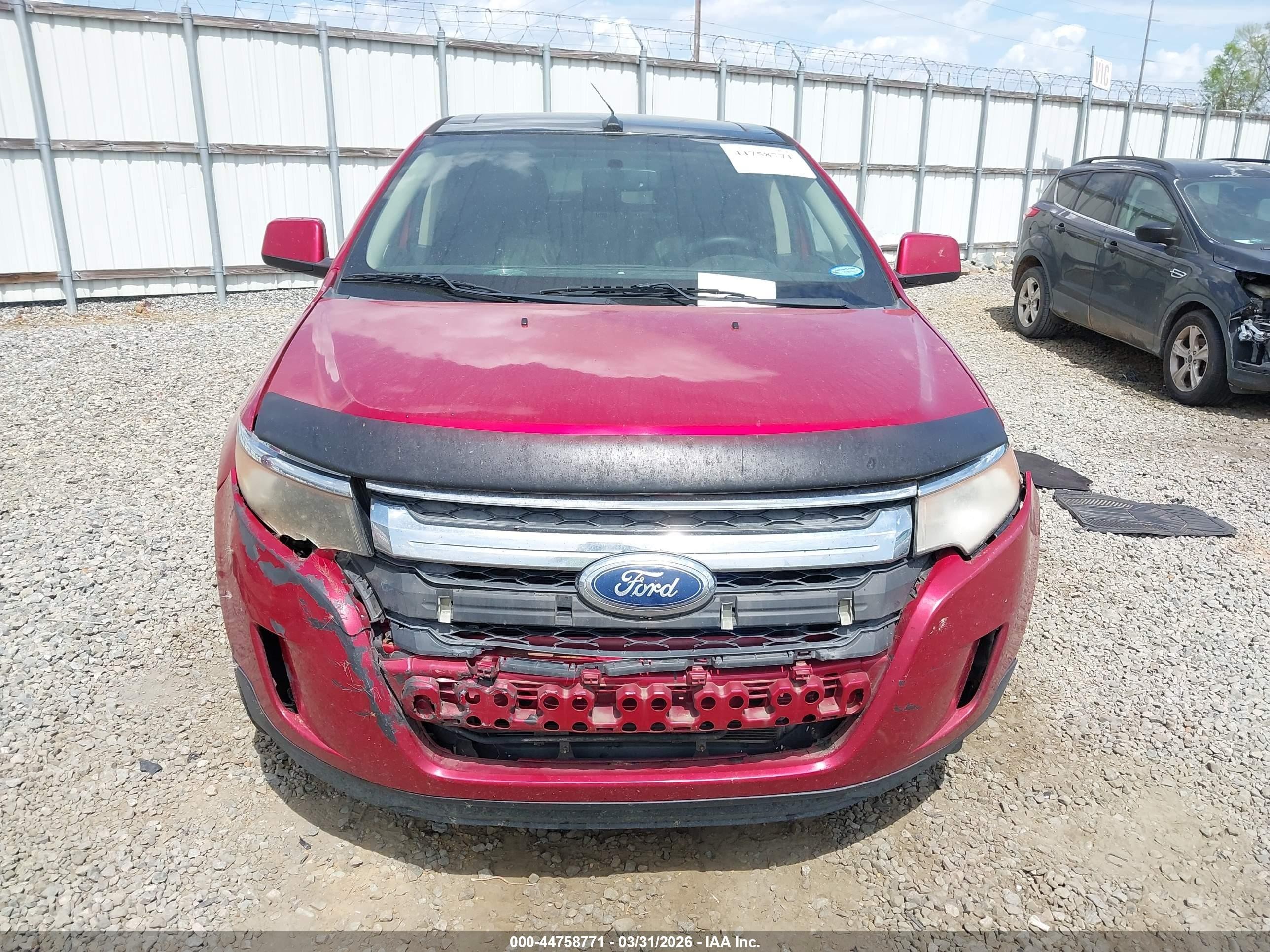 2011 Ford Edge Limited Red vin: 2FMDK3KC9BBA15761