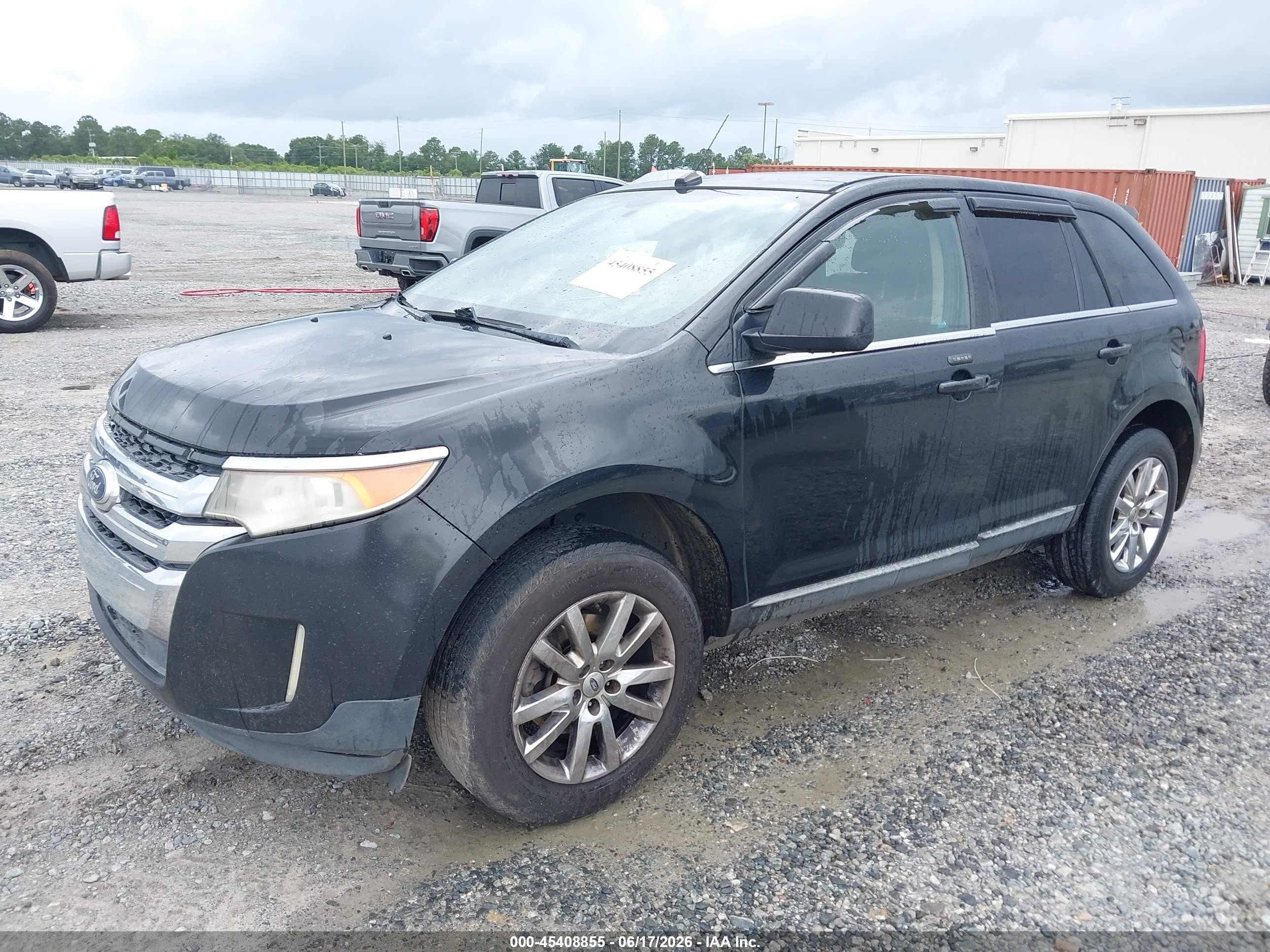 2011 Ford Edge Limited Black vin: 2FMDK3KC9BBA45133