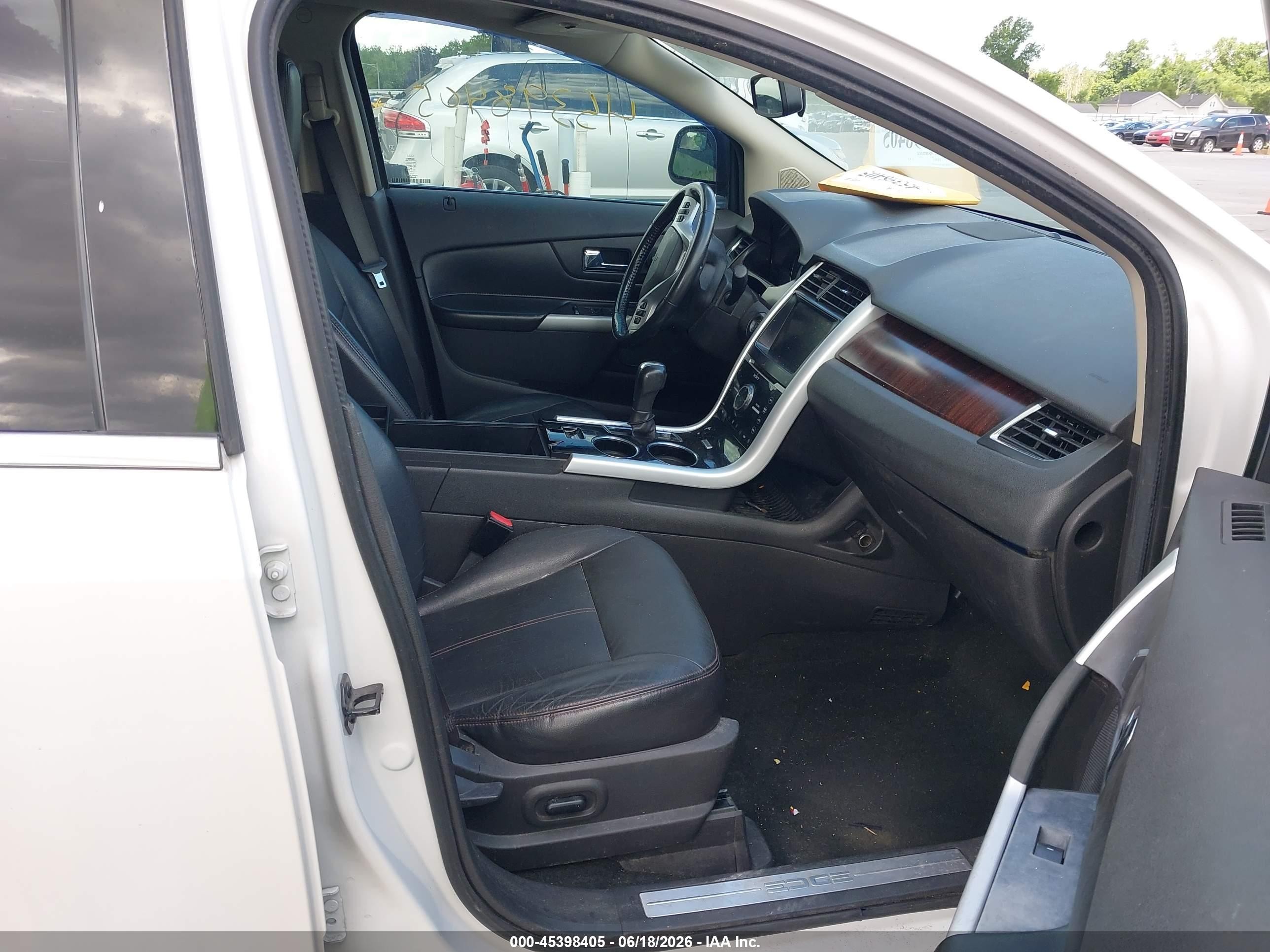 2011 Ford Edge Limited White vin: 2FMDK3KC9BBA46492