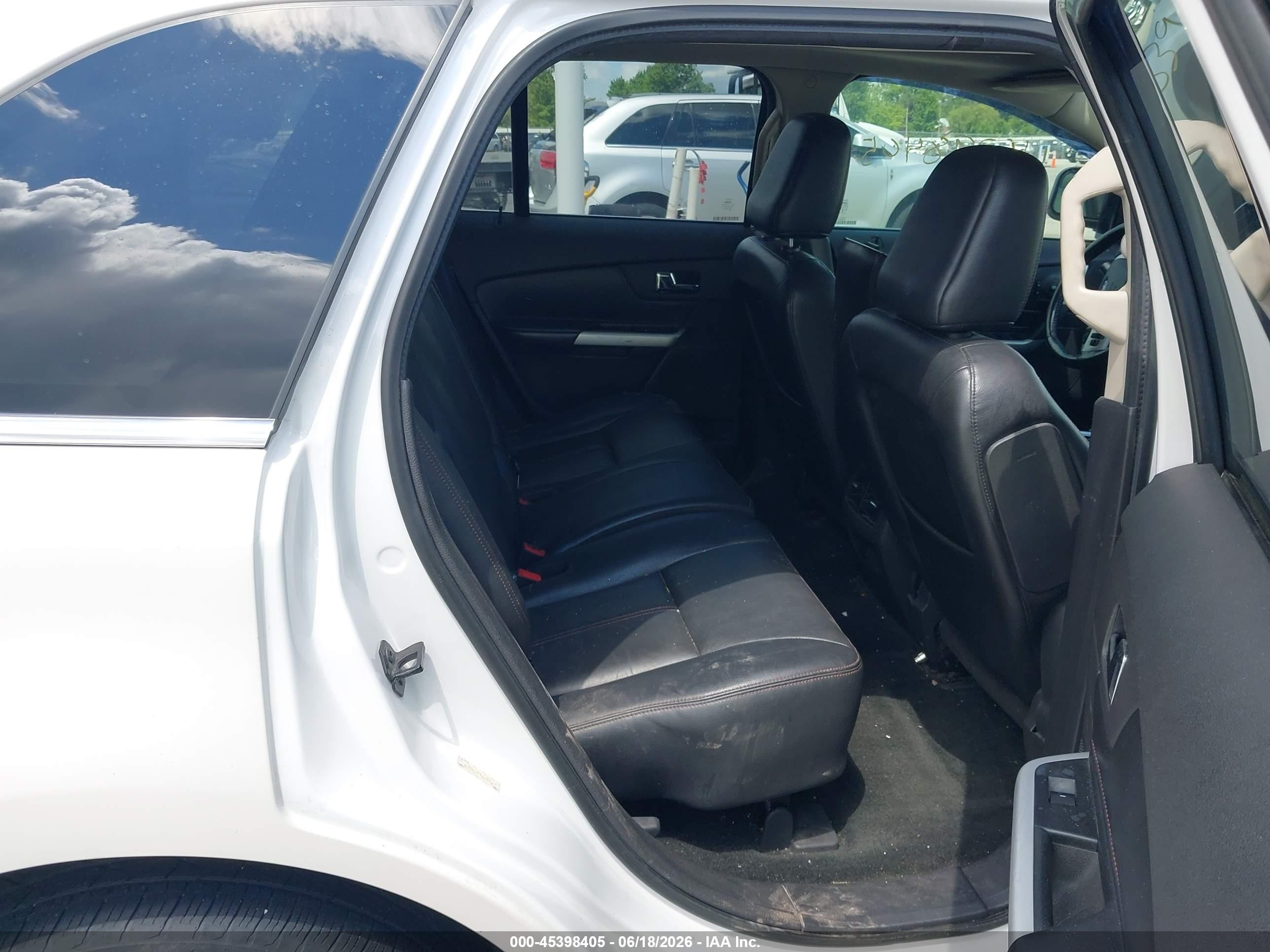 2011 Ford Edge Limited White vin: 2FMDK3KC9BBA46492