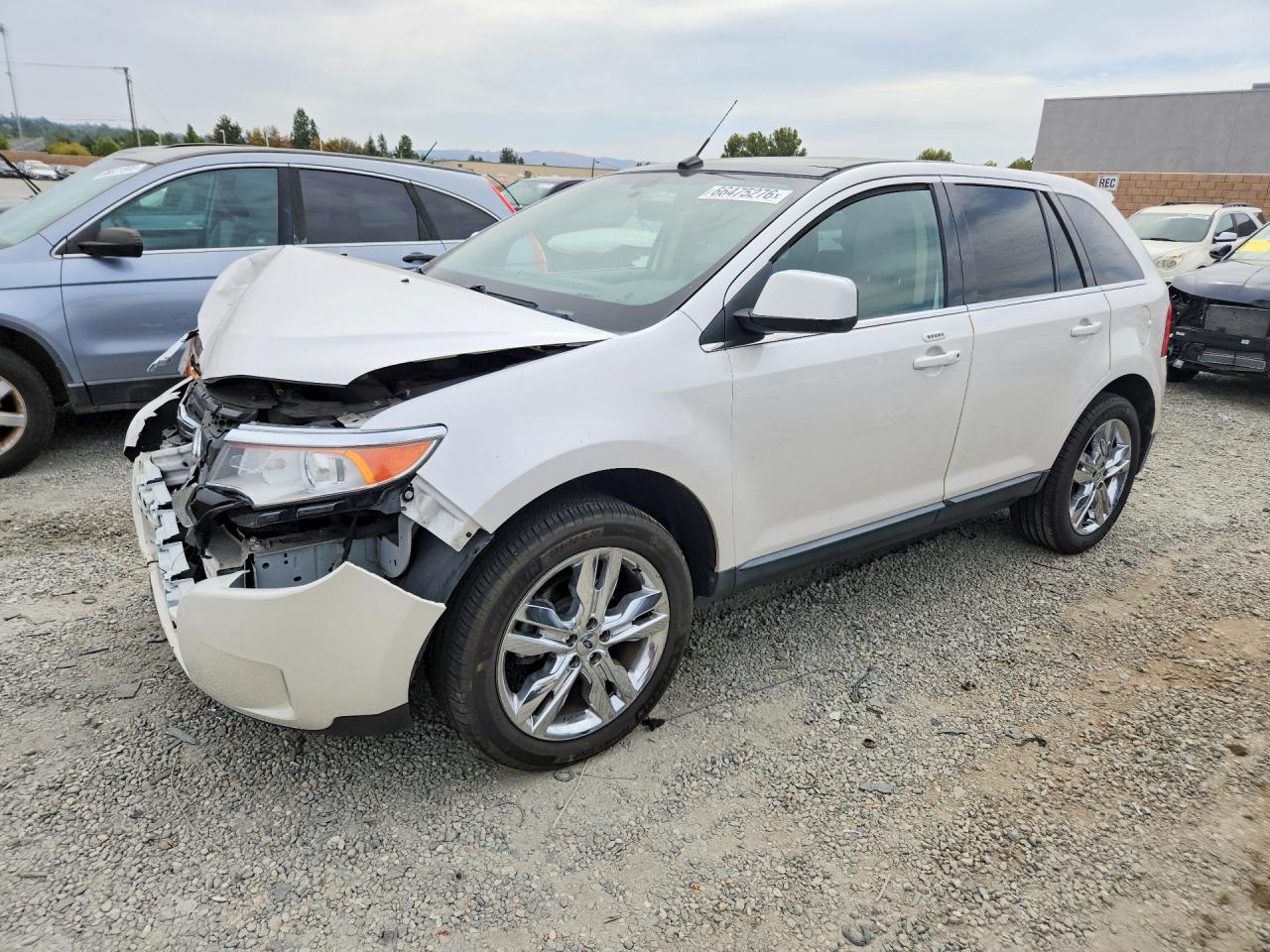 2011 Ford Edge Limited White vin: 2FMDK3KC9BBA75961