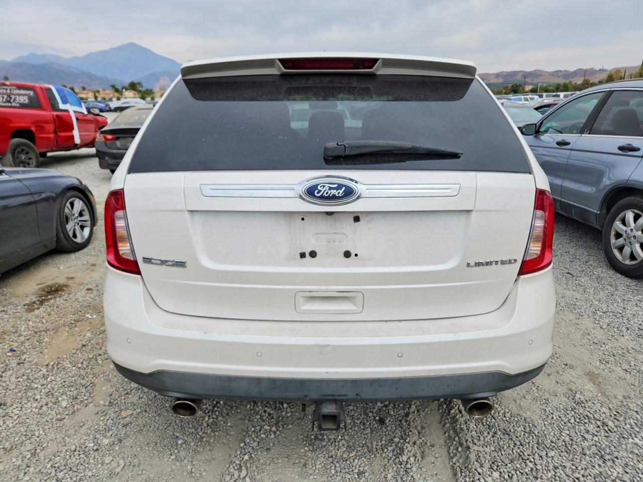 2011 Ford Edge Limited White vin: 2FMDK3KC9BBA75961