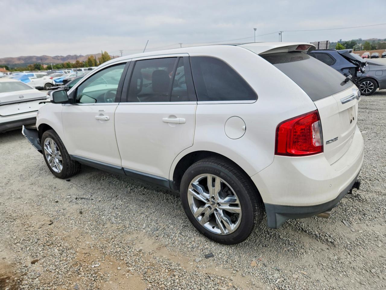 2011 Ford Edge Limited White vin: 2FMDK3KC9BBA75961