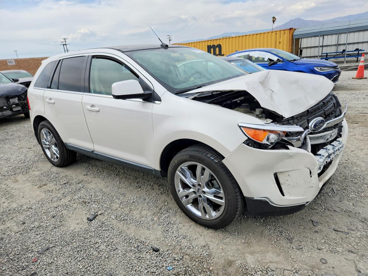 2011 Ford Edge Limited White vin: 2FMDK3KC9BBA75961