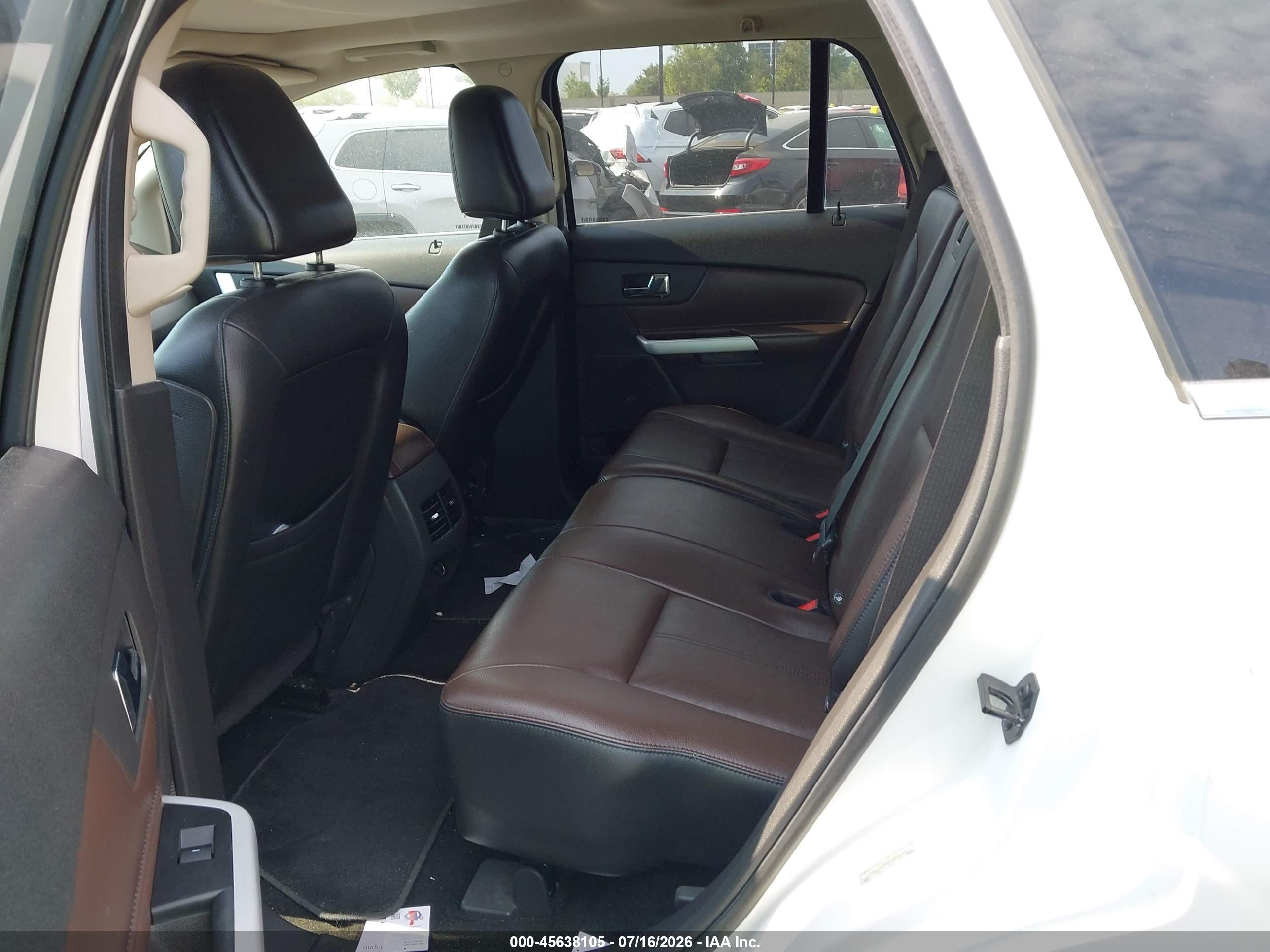 2011 Ford Edge Limited White vin: 2FMDK3KC9BBB08263