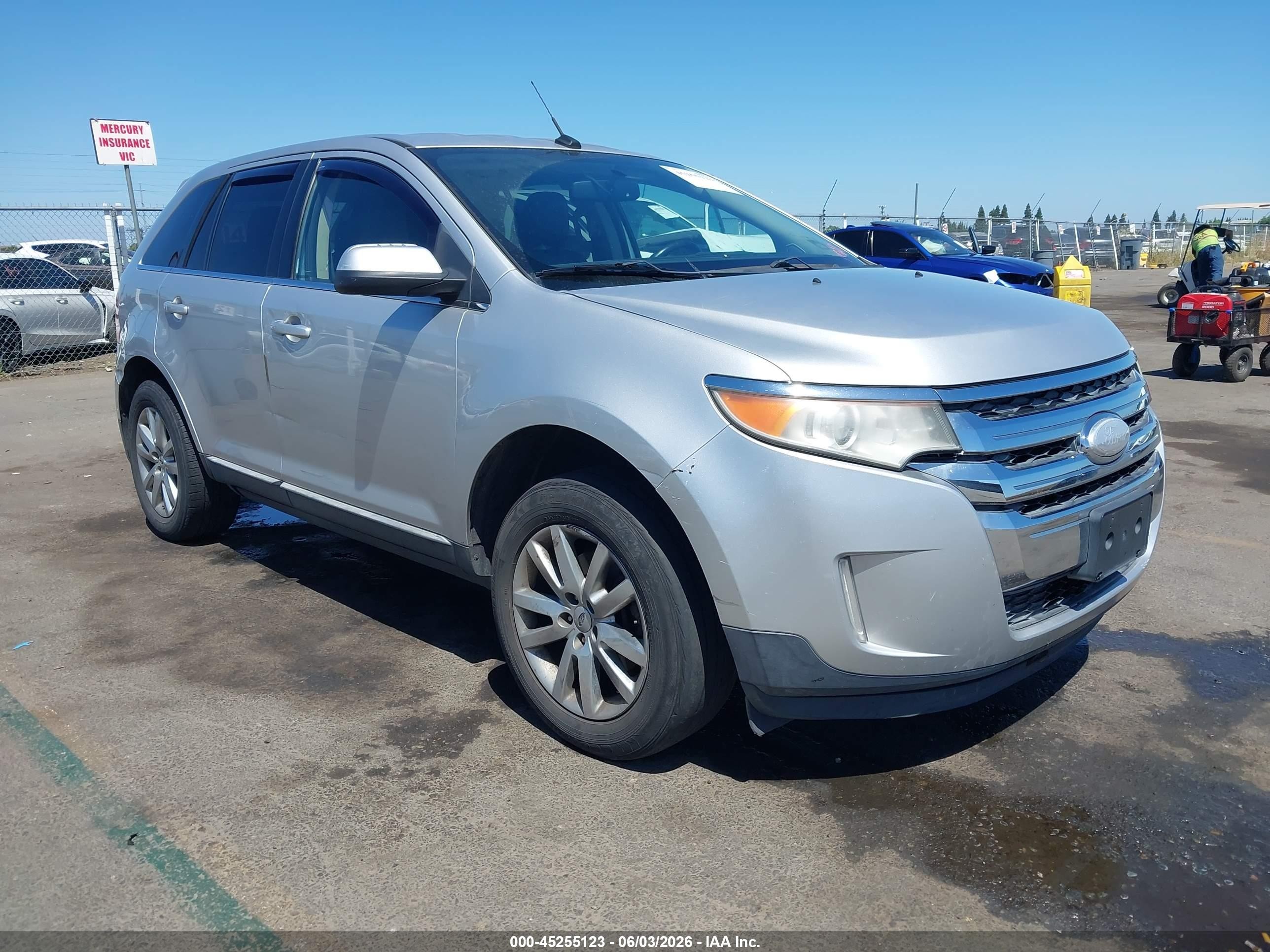 2012 Ford Edge Limited Silver vin: 2FMDK3KC9CBA15891