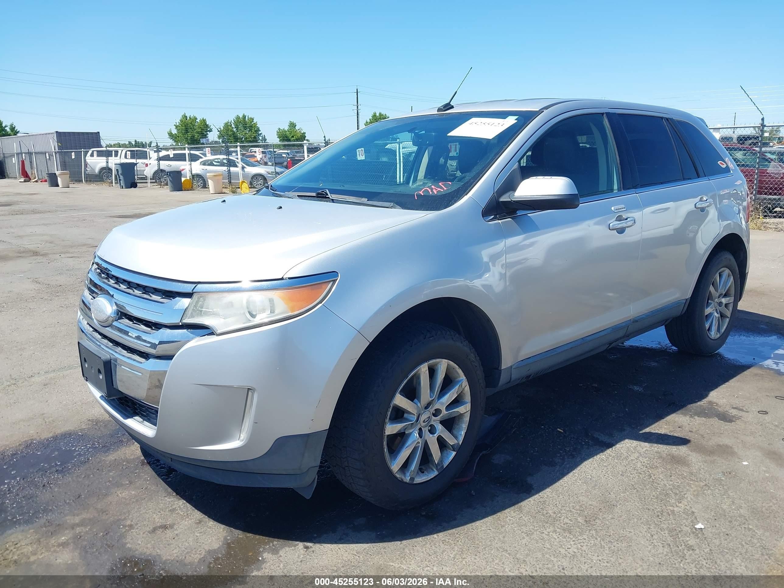 2012 Ford Edge Limited Silver vin: 2FMDK3KC9CBA15891