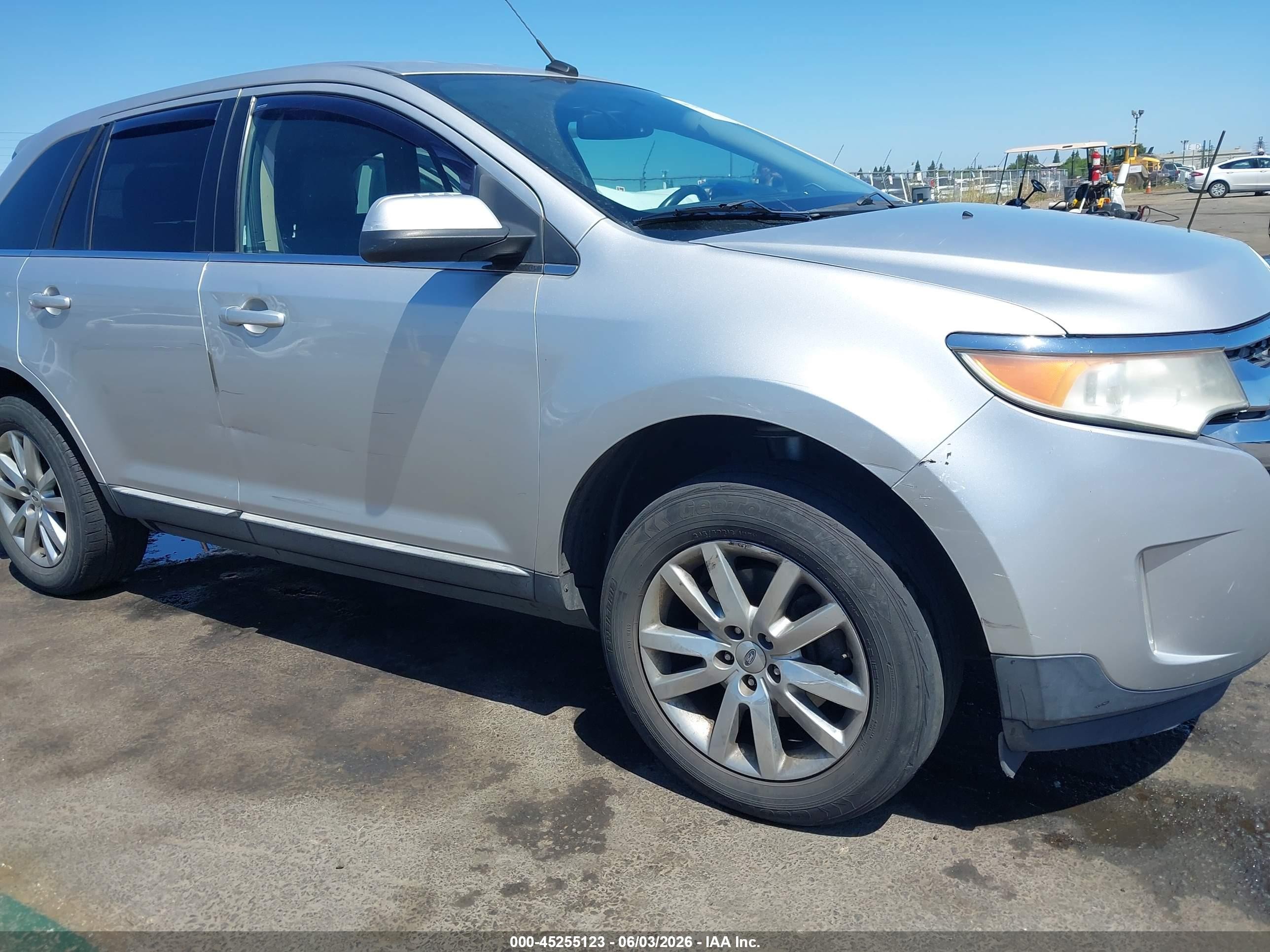 2012 Ford Edge Limited Silver vin: 2FMDK3KC9CBA15891
