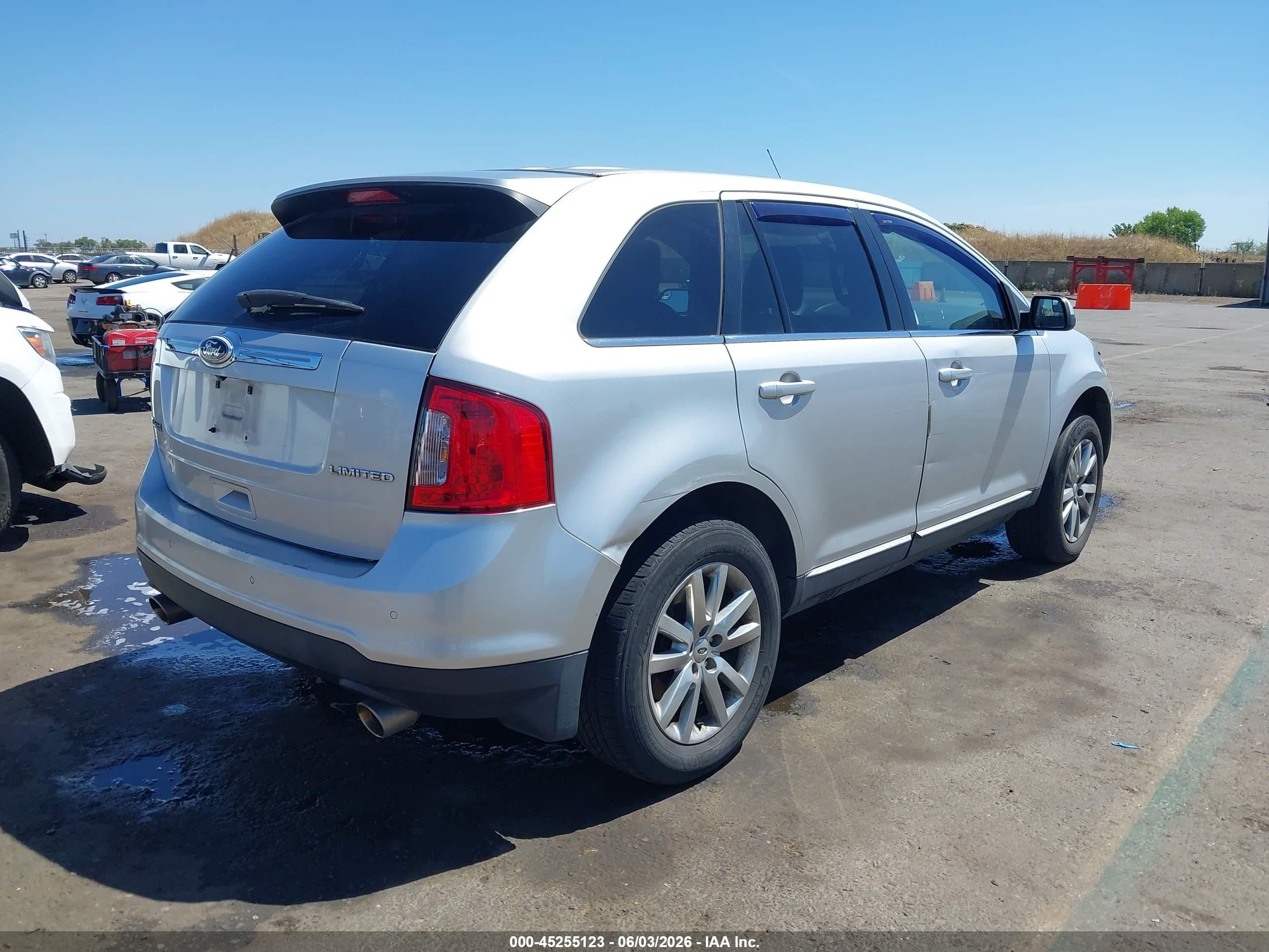 2012 Ford Edge Limited Silver vin: 2FMDK3KC9CBA15891