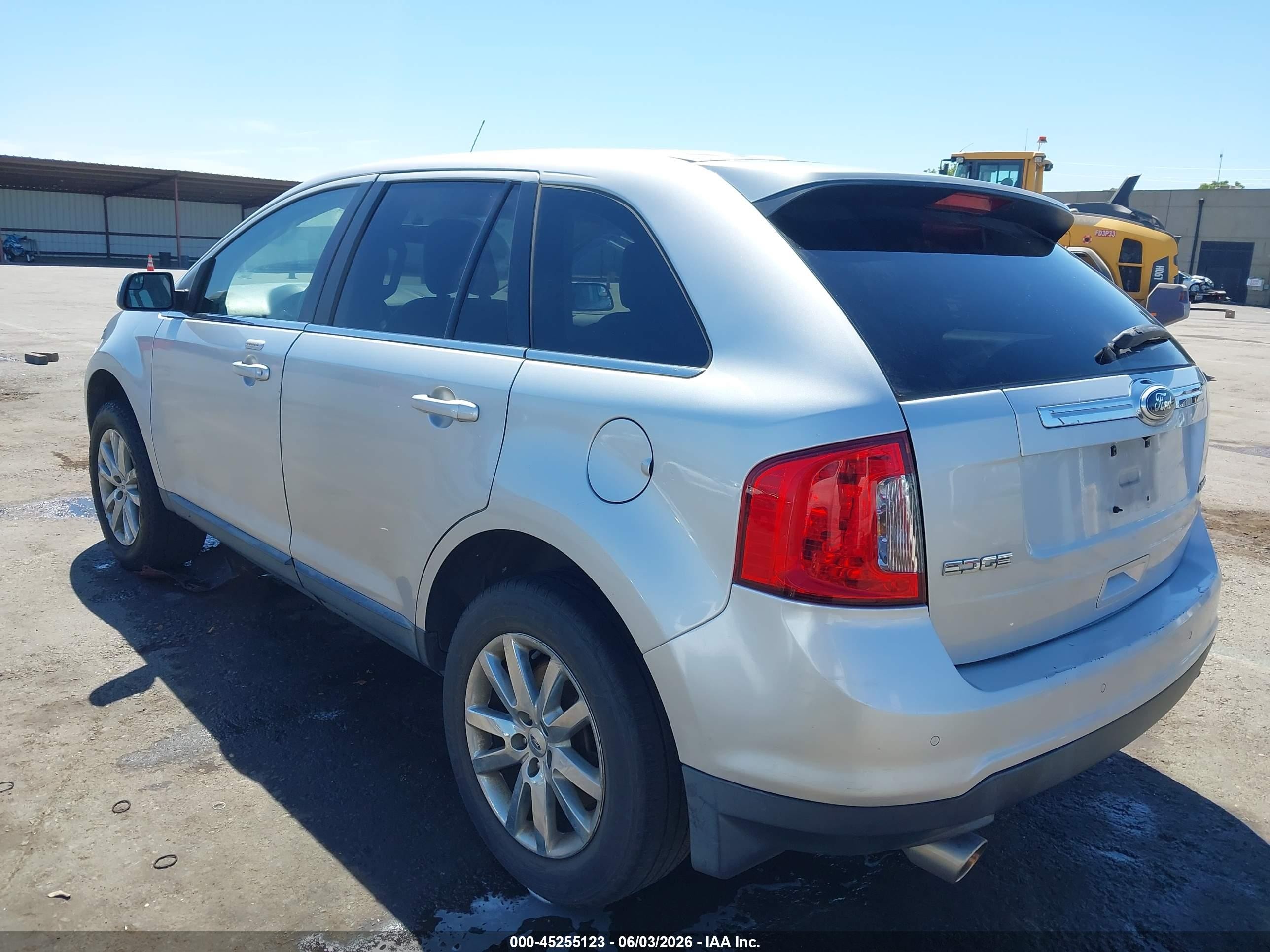 2012 Ford Edge Limited Silver vin: 2FMDK3KC9CBA15891