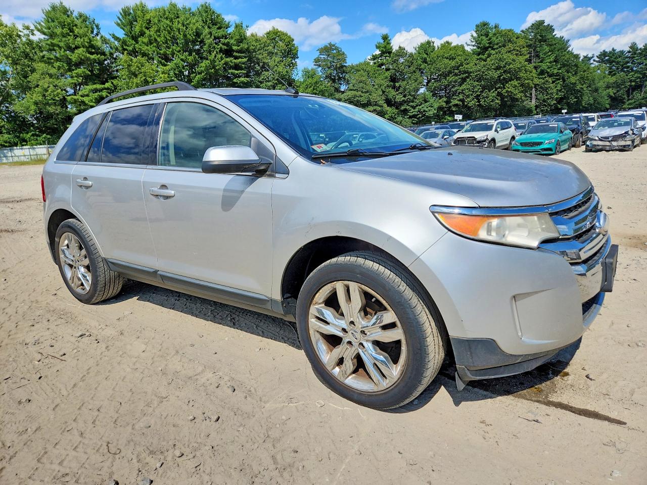 2012 Ford Edge Limited Silver vin: 2FMDK3KC9CBA20136