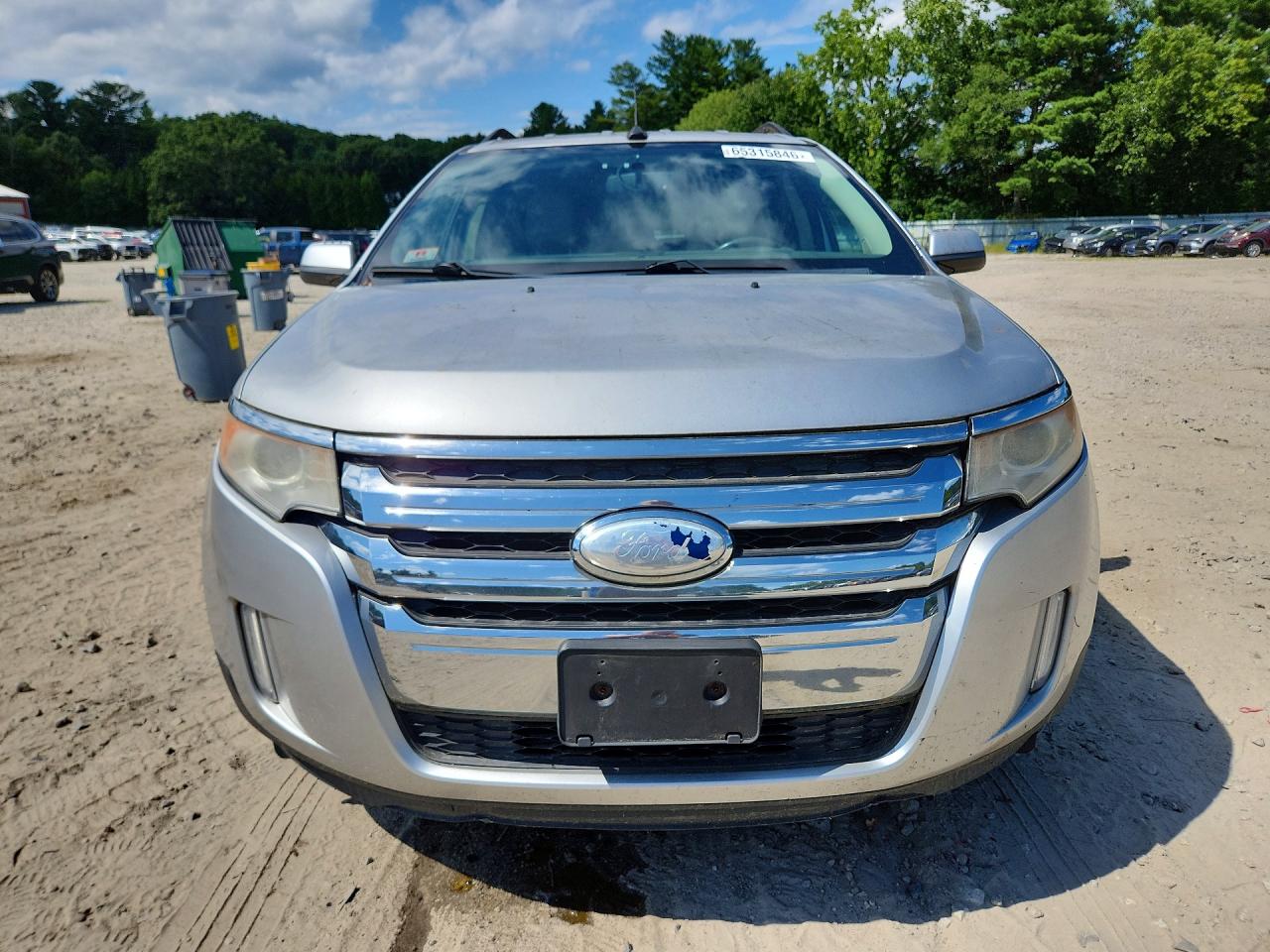 2012 Ford Edge Limited Silver vin: 2FMDK3KC9CBA20136