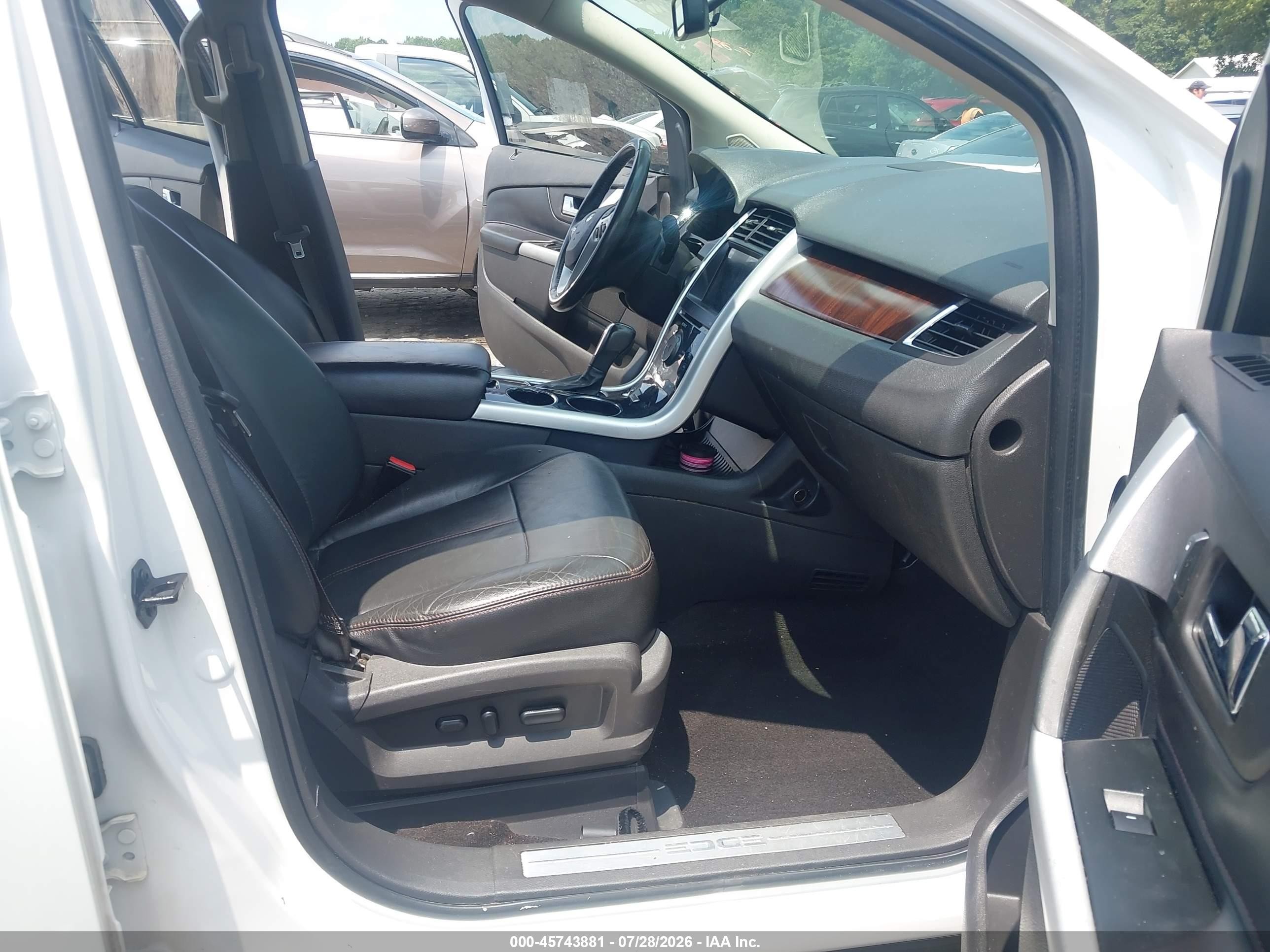 2012 Ford Edge Limited White vin: 2FMDK3KC9CBA25577