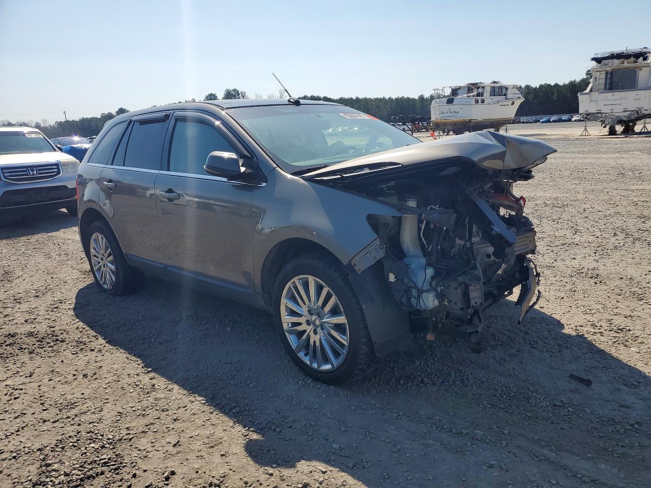 2012 Ford Edge Limited Коричневый vin: 2FMDK3KC9CBA40029