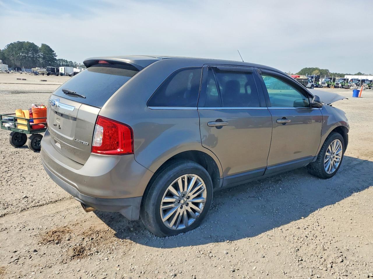 2012 Ford Edge Limited Коричневый vin: 2FMDK3KC9CBA40029