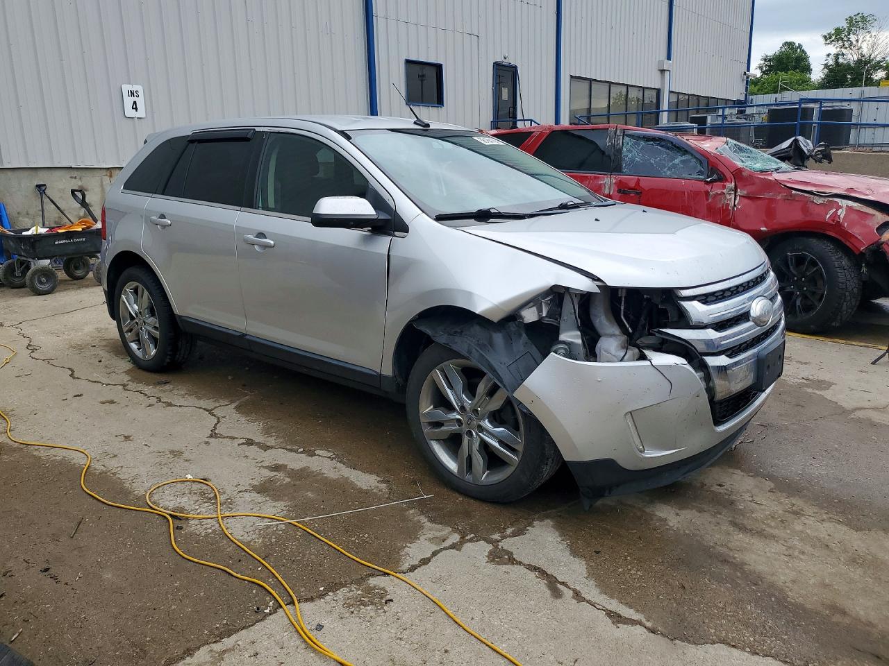 2012 Ford Edge Limited Silver vin: 2FMDK3KC9CBA40676