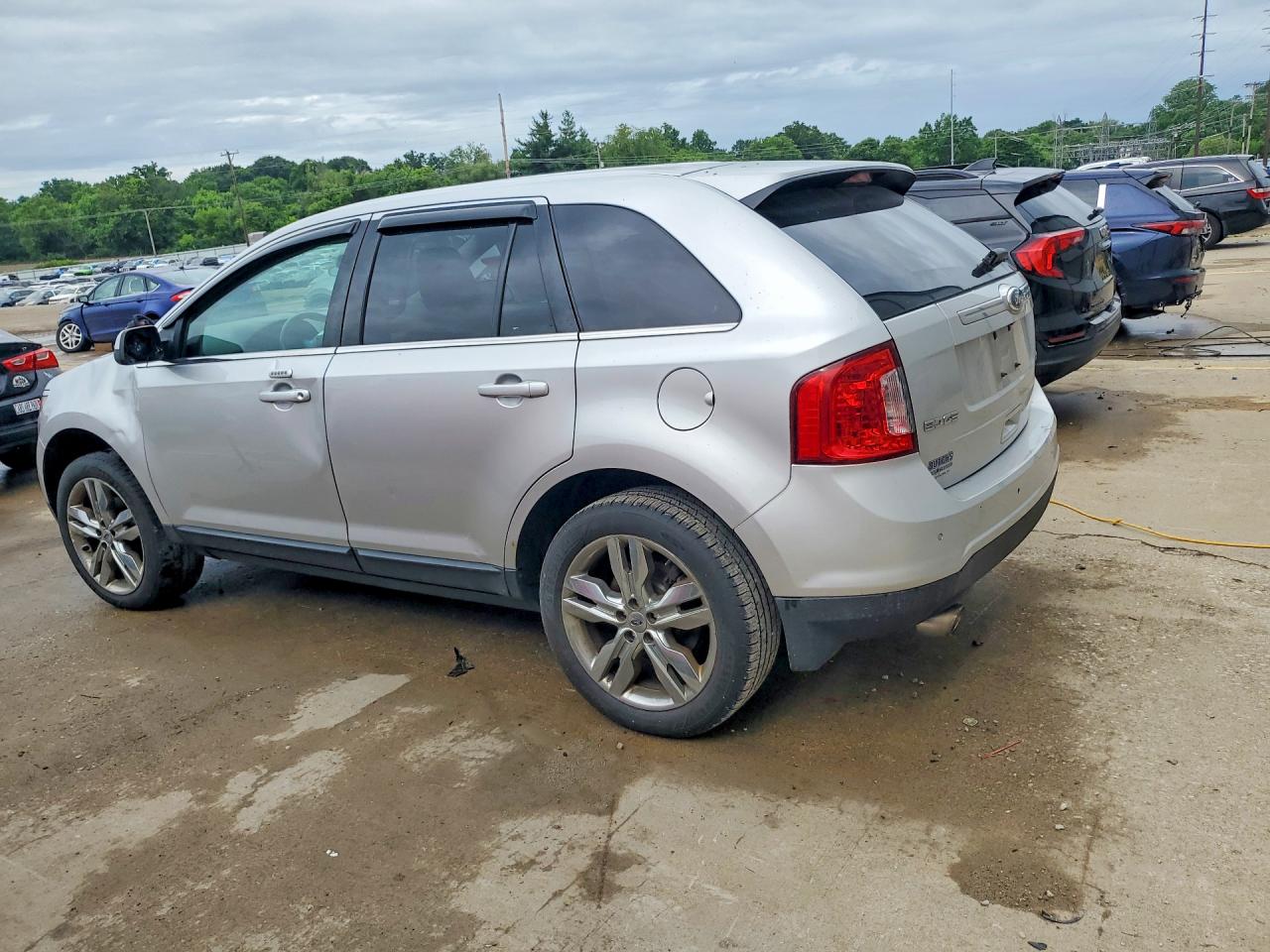 2012 Ford Edge Limited Silver vin: 2FMDK3KC9CBA40676