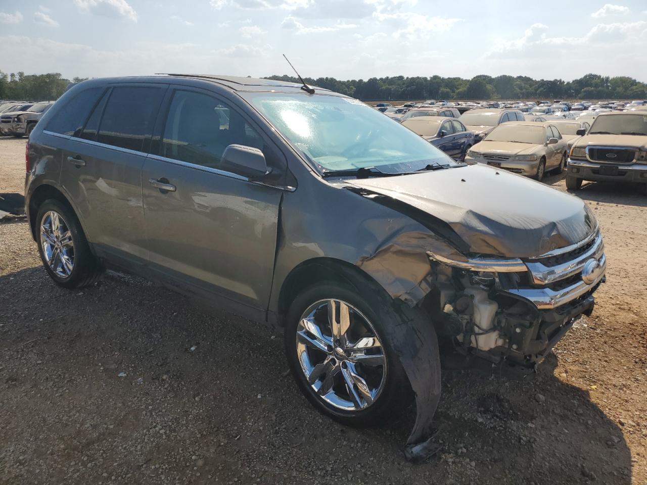 2012 Ford Edge Limited Brown vin: 2FMDK3KC9CBA86752