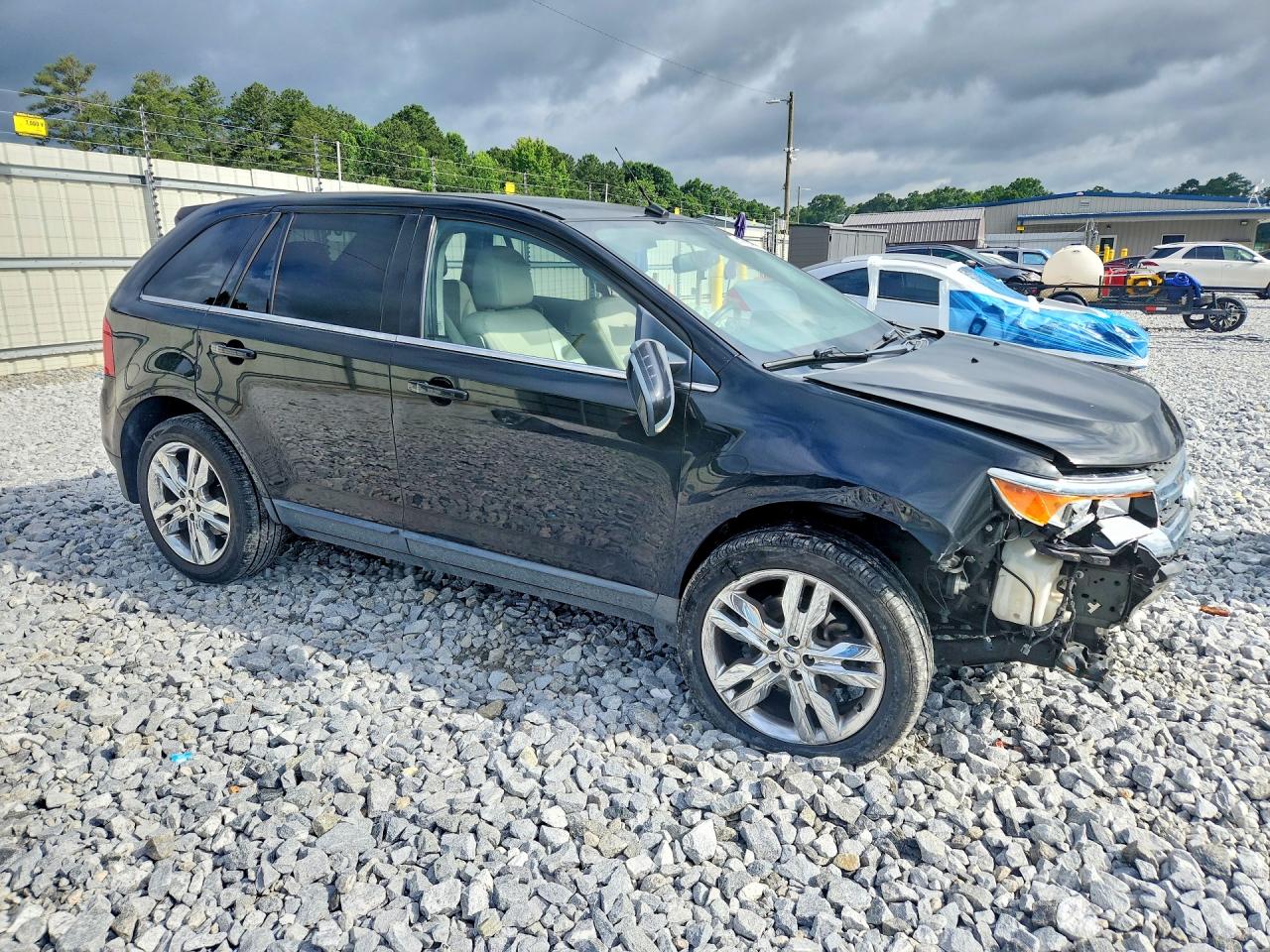 2012 Ford Edge Limited Black vin: 2FMDK3KC9CBA87755