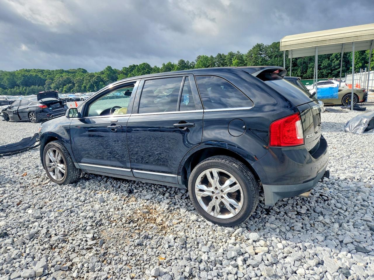 2012 Ford Edge Limited Black vin: 2FMDK3KC9CBA87755