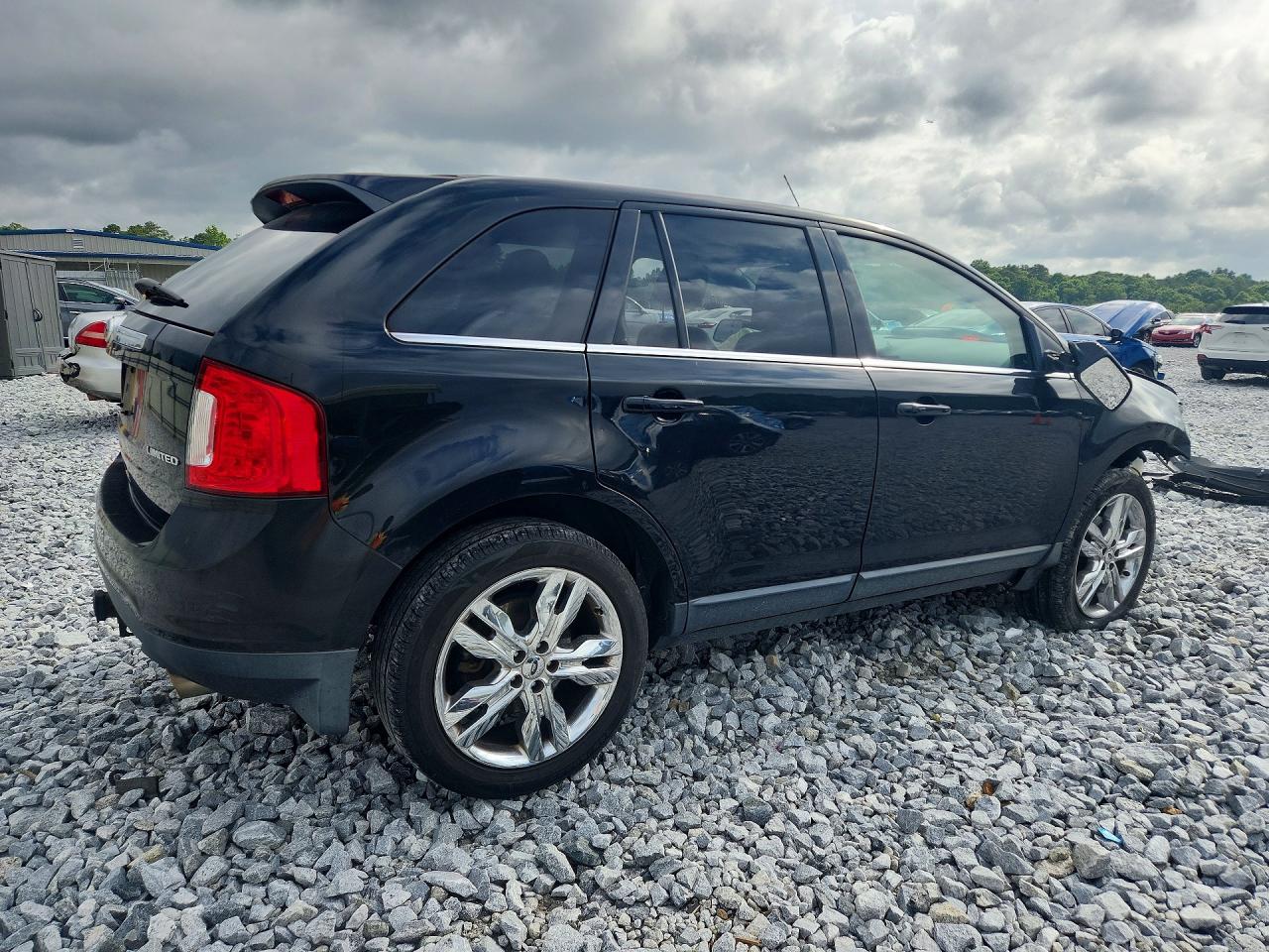 2012 Ford Edge Limited Black vin: 2FMDK3KC9CBA87755