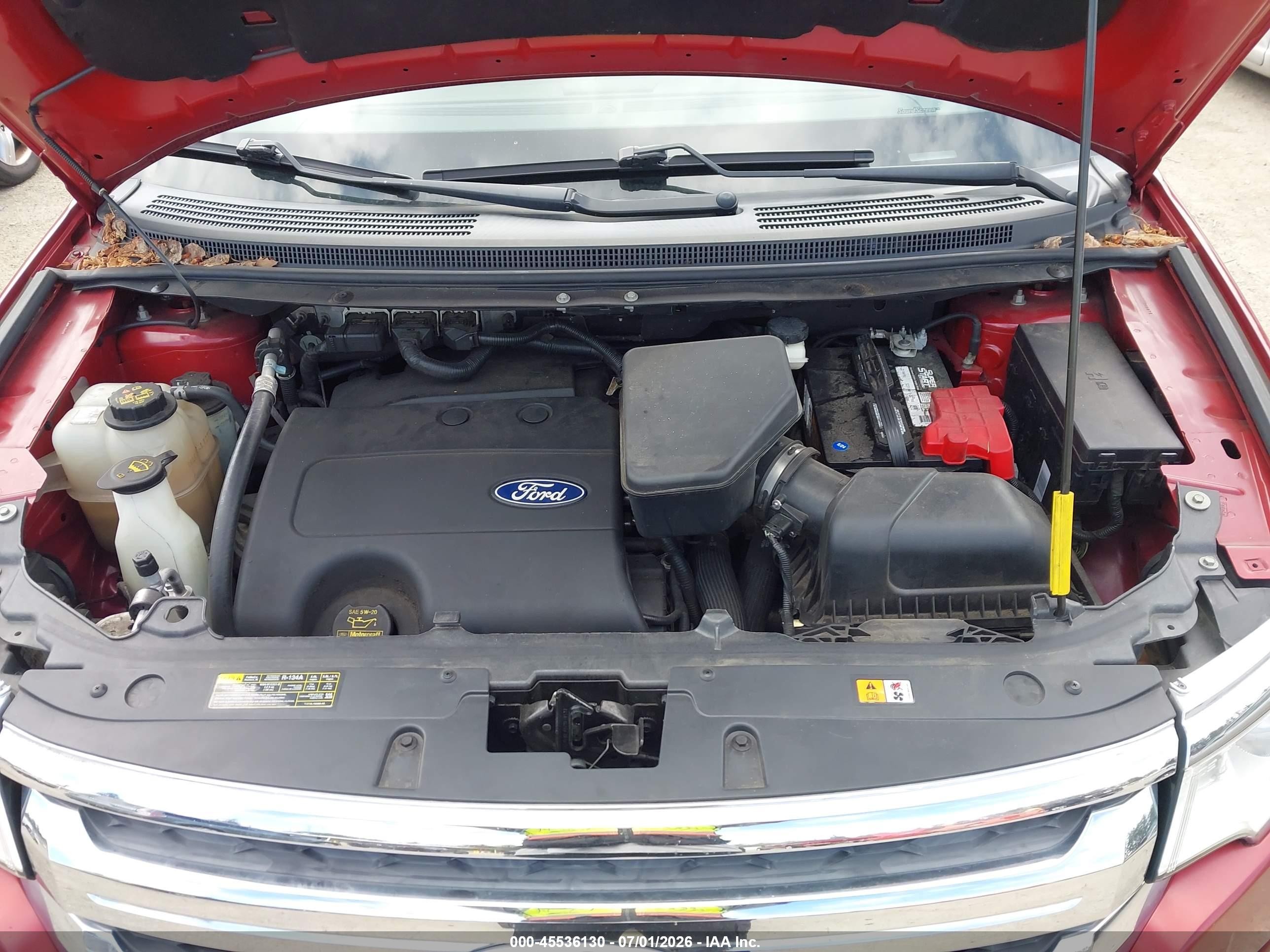 2013 Ford Edge Limited Red vin: 2FMDK3KC9DBA18369