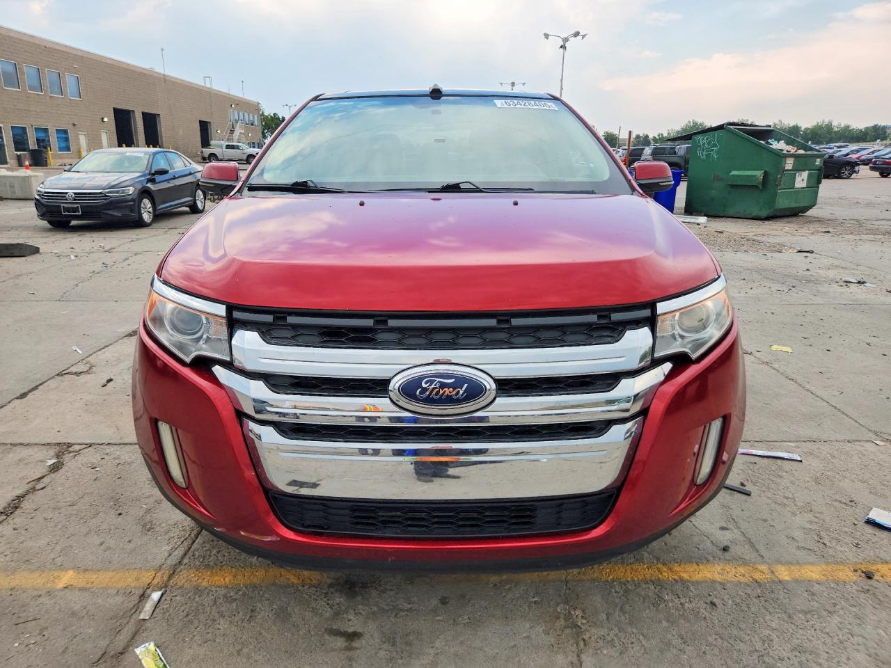 2013 Ford Edge Limited Red vin: 2FMDK3KC9DBA25788