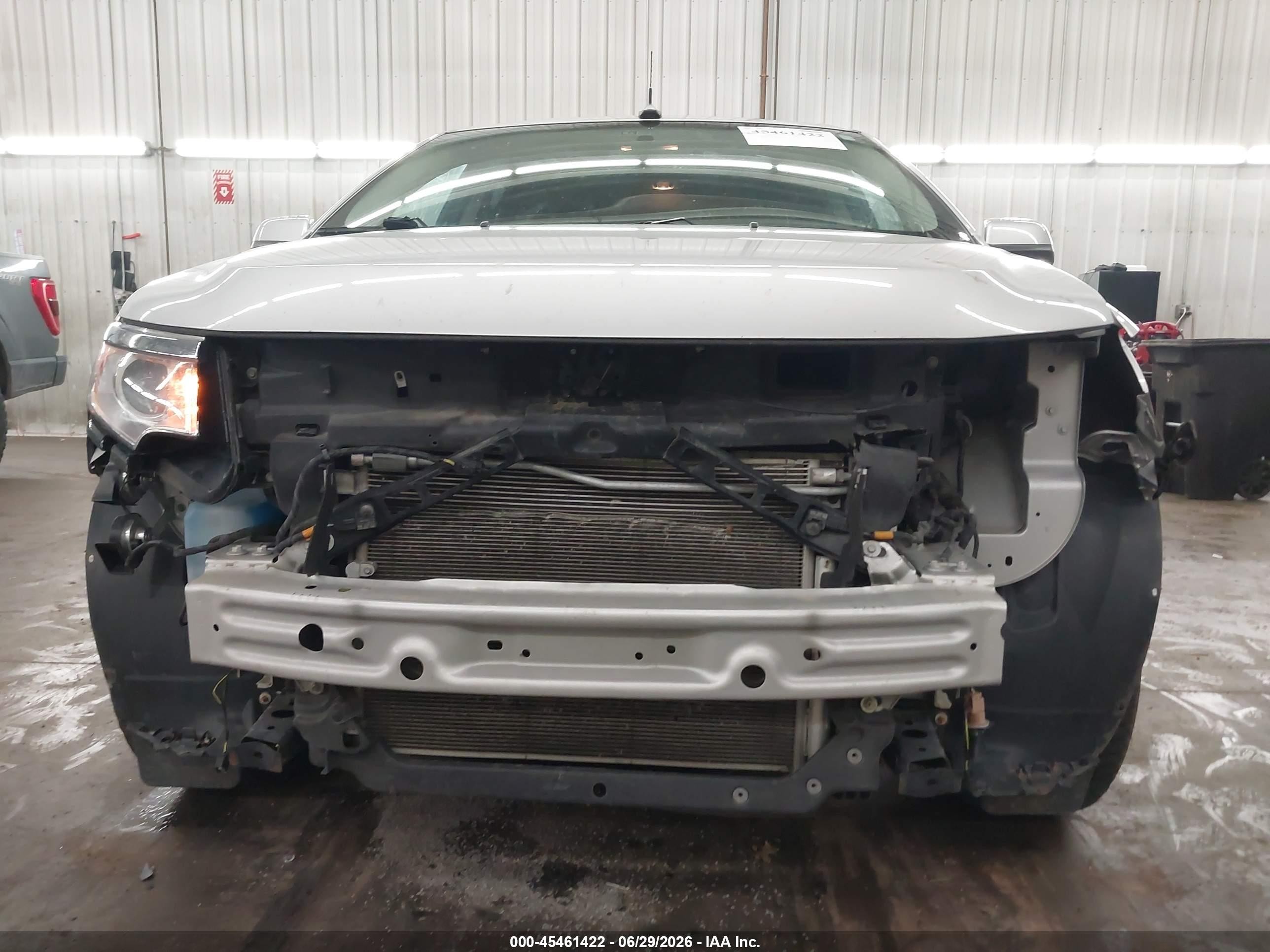 2013 Ford Edge Limited Silver vin: 2FMDK3KC9DBA45040