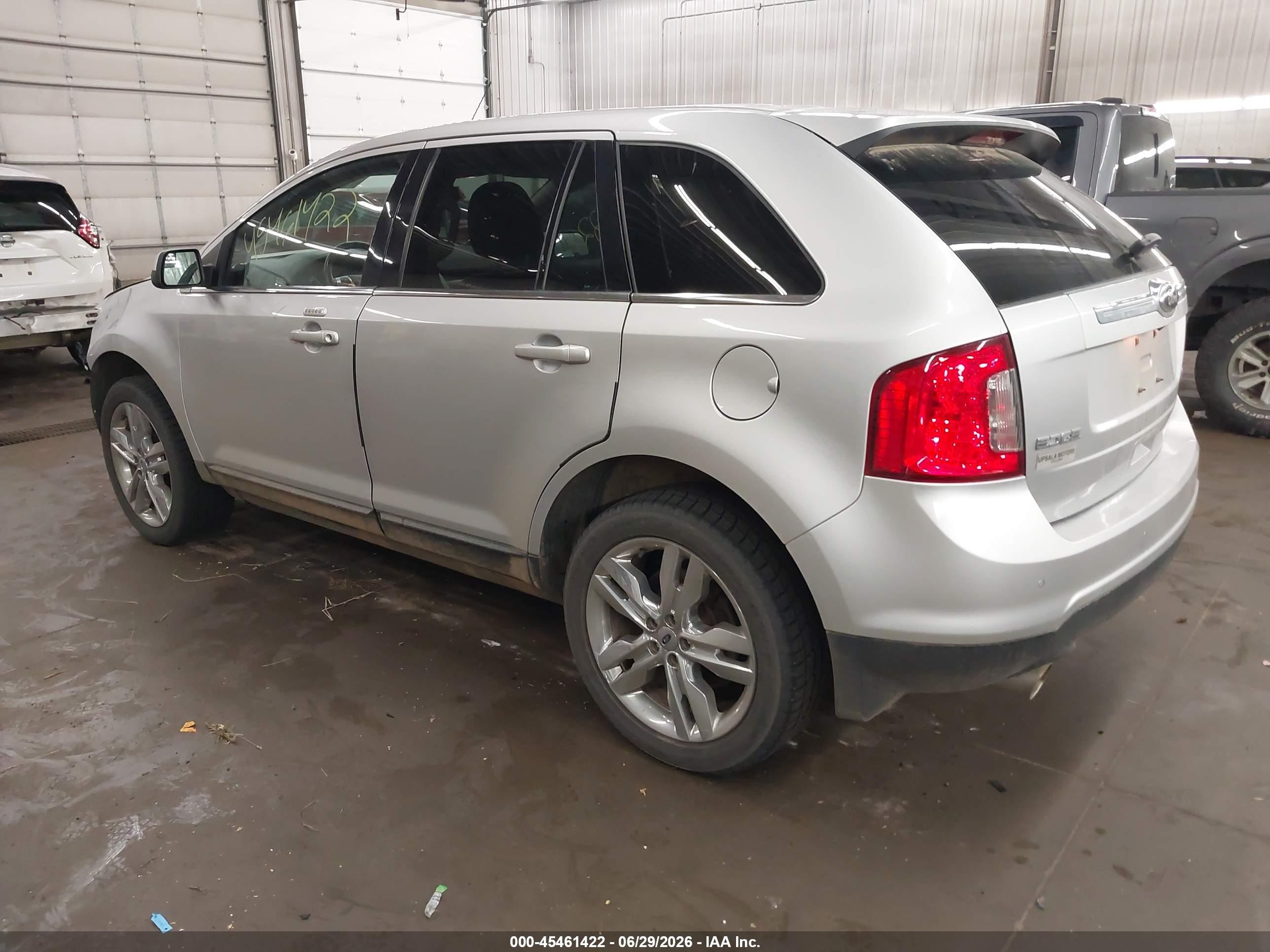 2013 Ford Edge Limited Silver vin: 2FMDK3KC9DBA45040