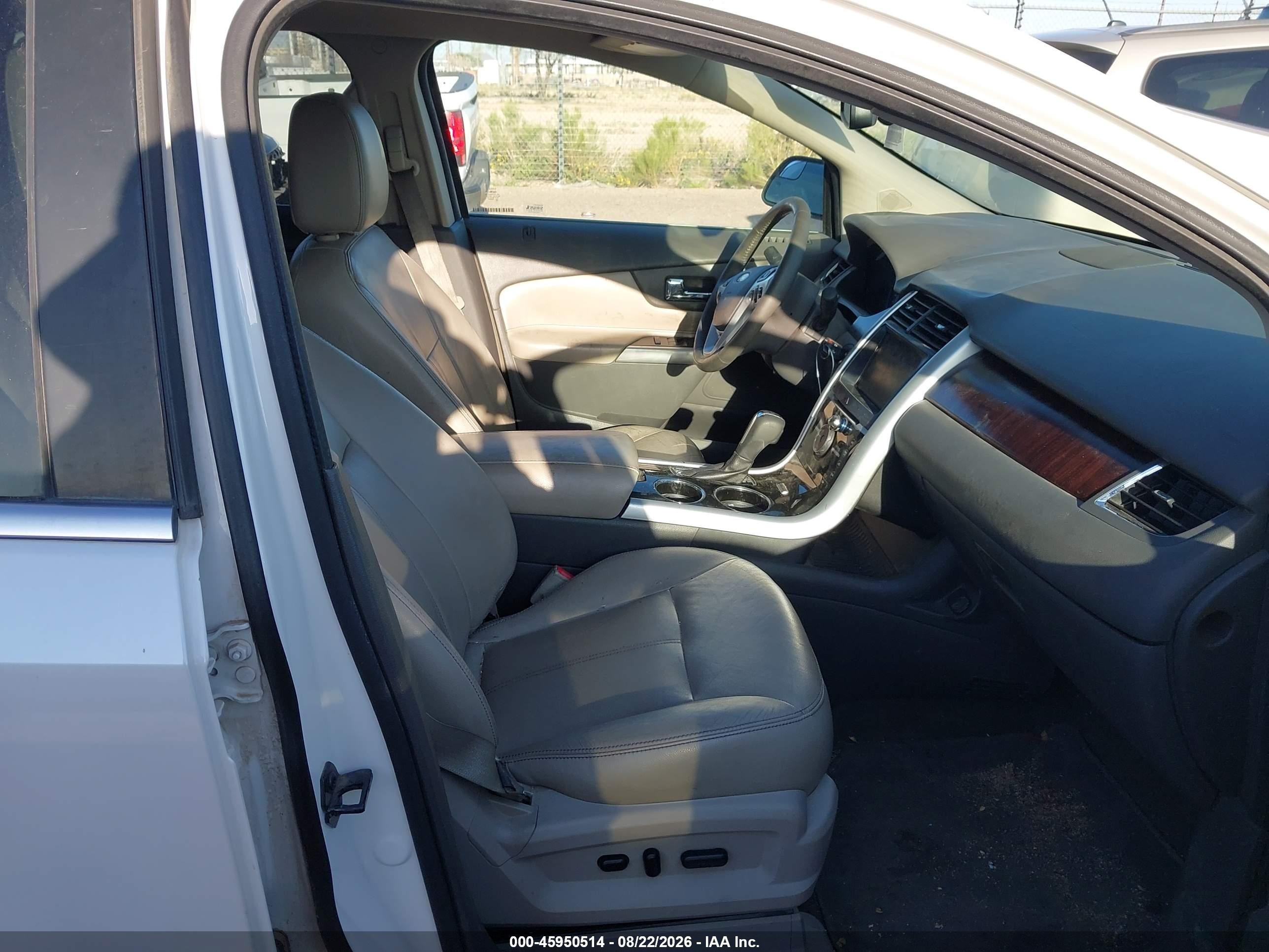 2013 Ford Edge Limited White vin: 2FMDK3KC9DBA75753