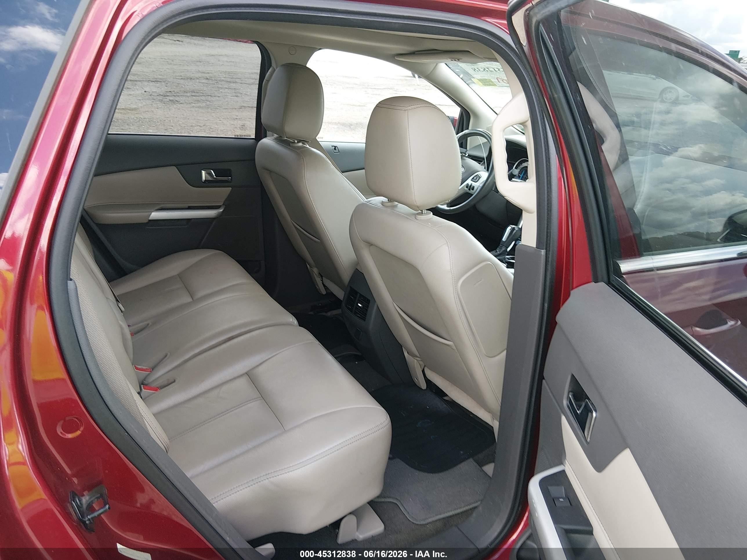 2013 Ford Edge Limited Burgundy vin: 2FMDK3KC9DBB06208